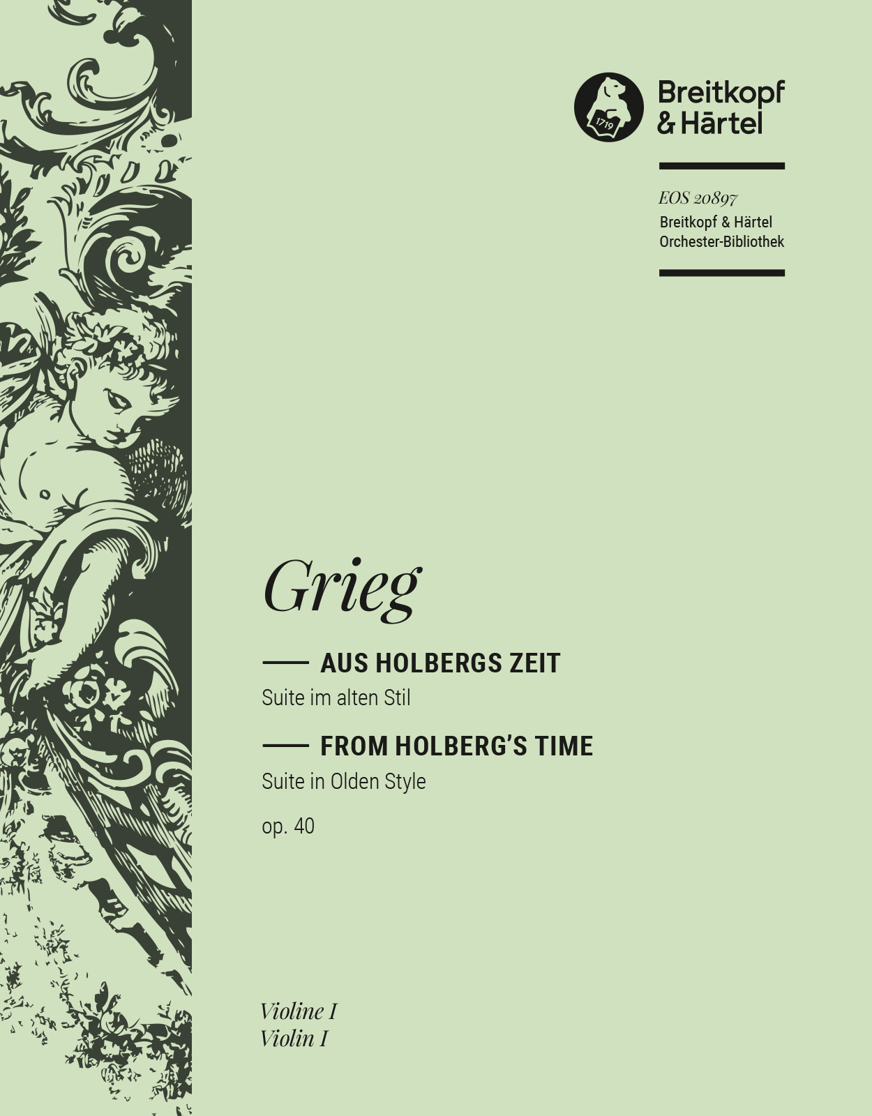 EOS 20897-15 - Aus Holbergs Zeit op. 40 - Cover