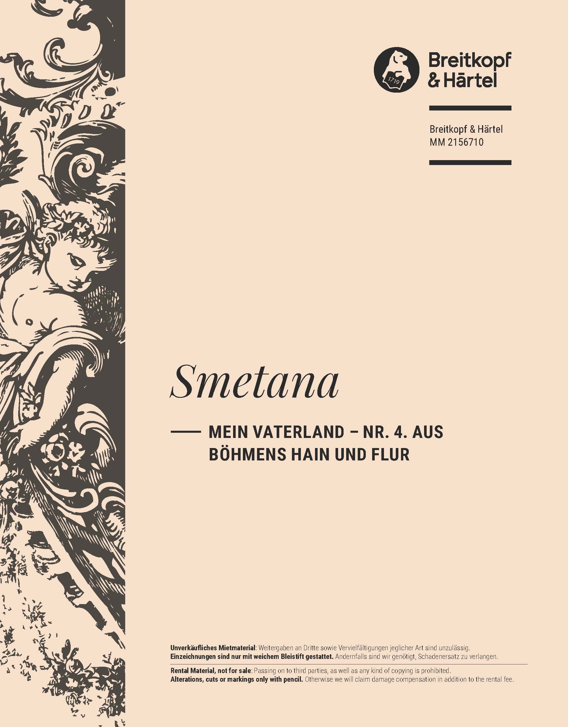 Bedřich Smetana - Mein Vaterland – Nr. 4. Aus Böhmens Hain und Flur - Cover