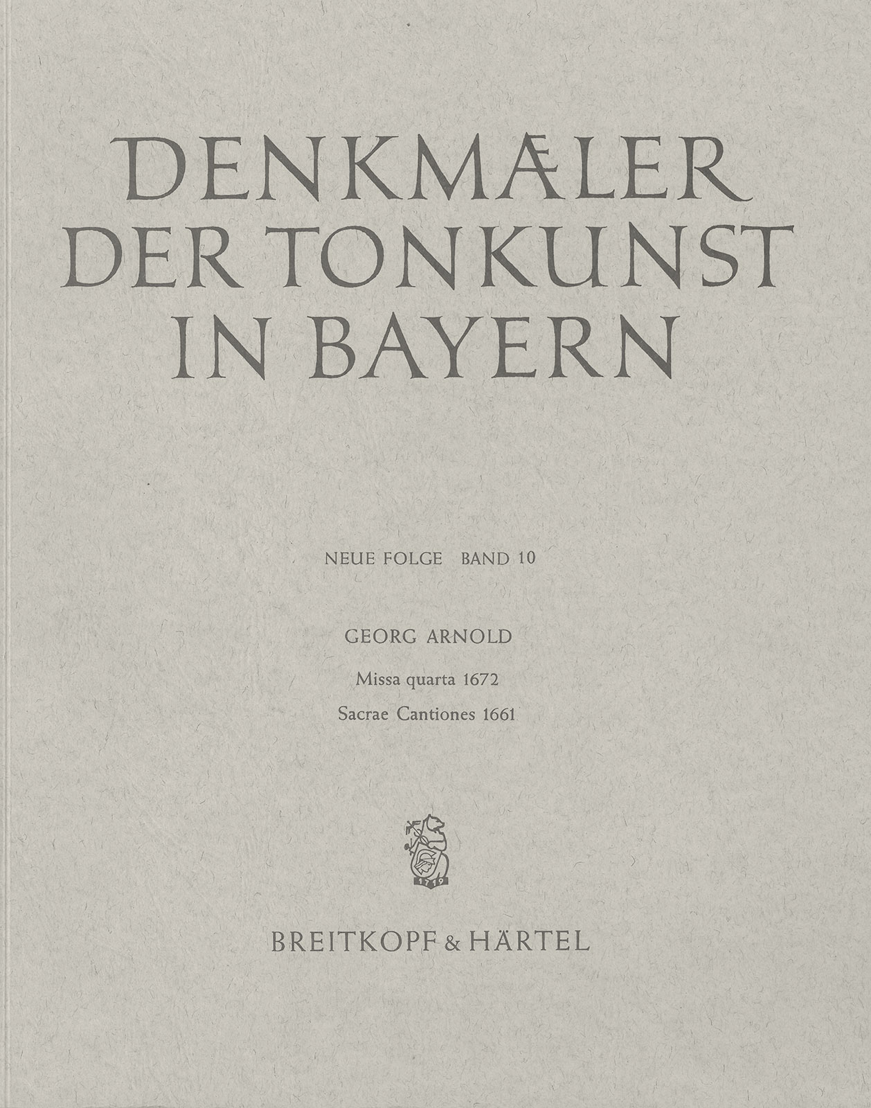 SON 240 - Gesellschaft für Bayerische Musikgeschichte - Denkmäler der Tonkunst in Bayern (Neue Folge) - Cover