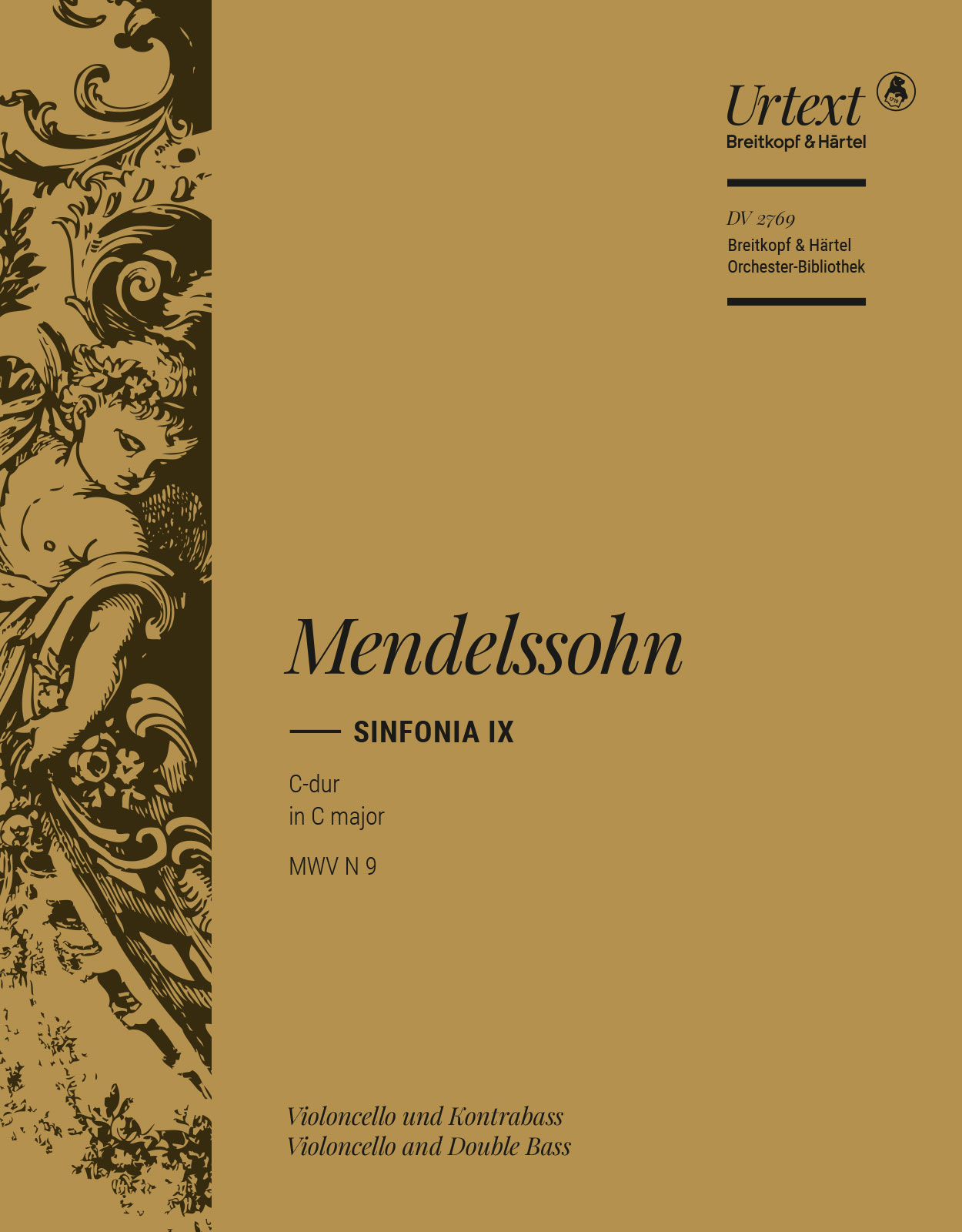 DV 2769-26 - Sinfonia IX c-moll / C-dur MWV N 9 - Cover