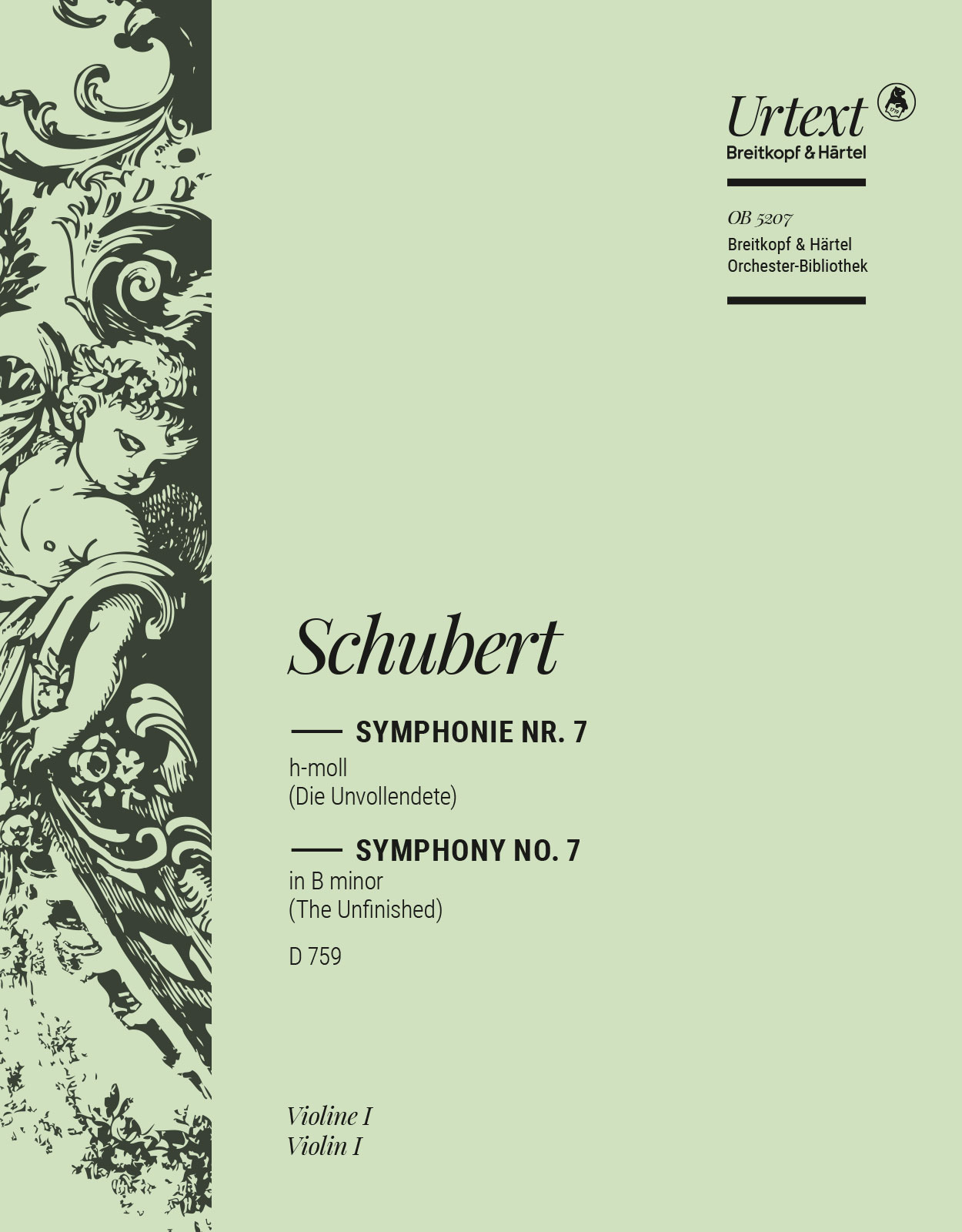 OB 5207-15 - Symphonie Nr. 7 h-moll D 759 - Cover