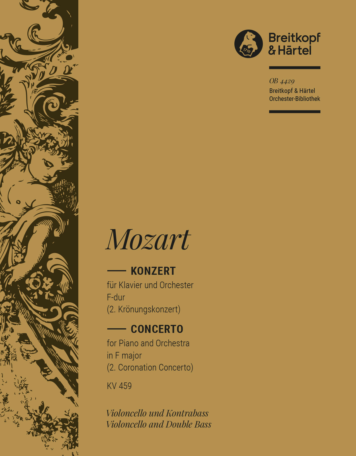 OB 4429-26 - Klavierkonzert [Nr. 19] F-dur KV 459 - Cover