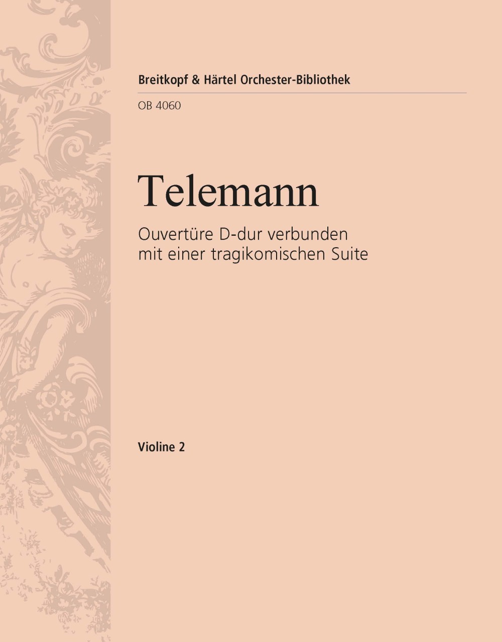 OB 4060-16 - Ouvertüre D-dur verbunden mit einer tragikomischen Suite - Cover