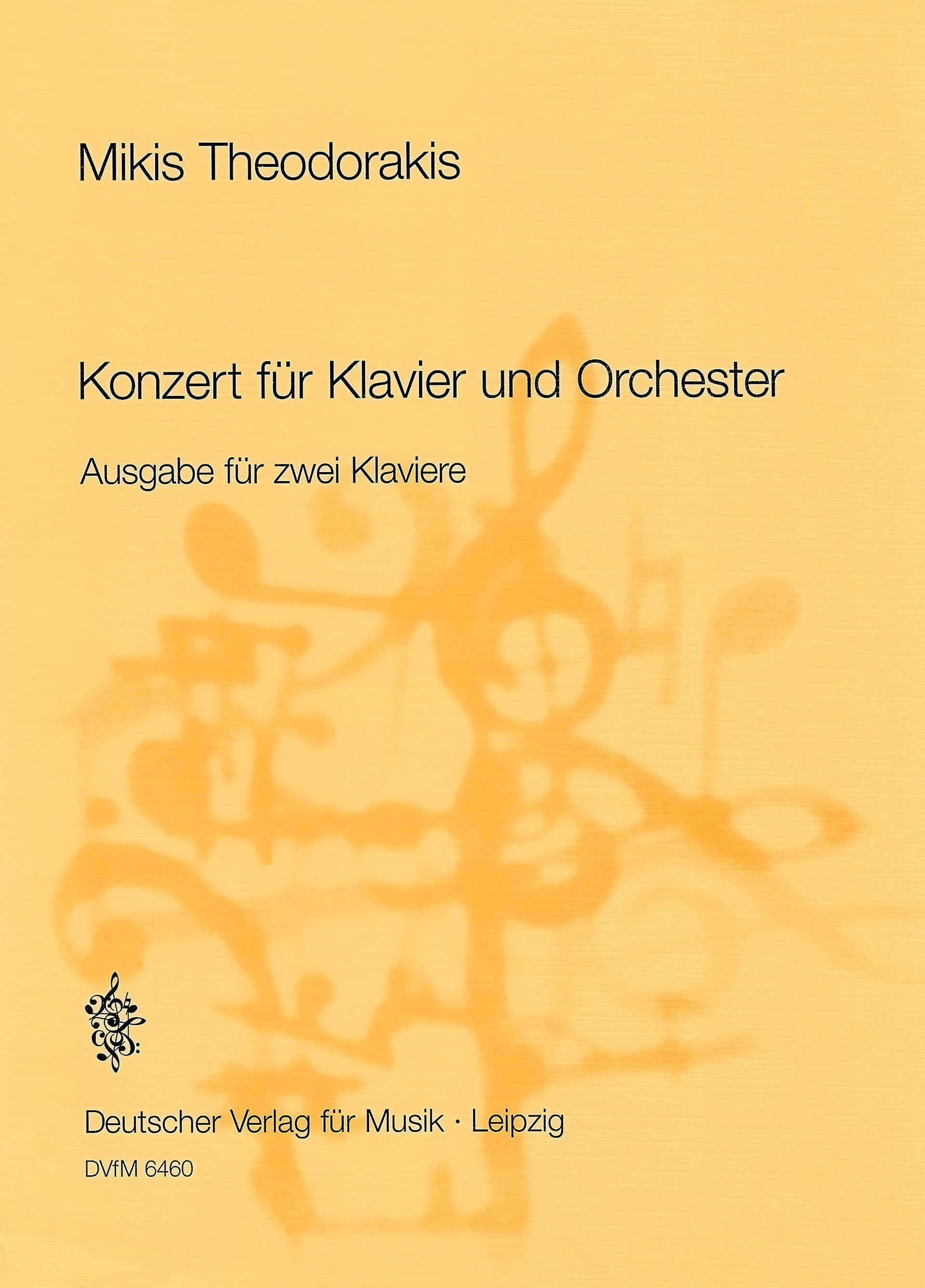 Mikis Theodorakis - Konzert für Klavier und Orchester - Cover