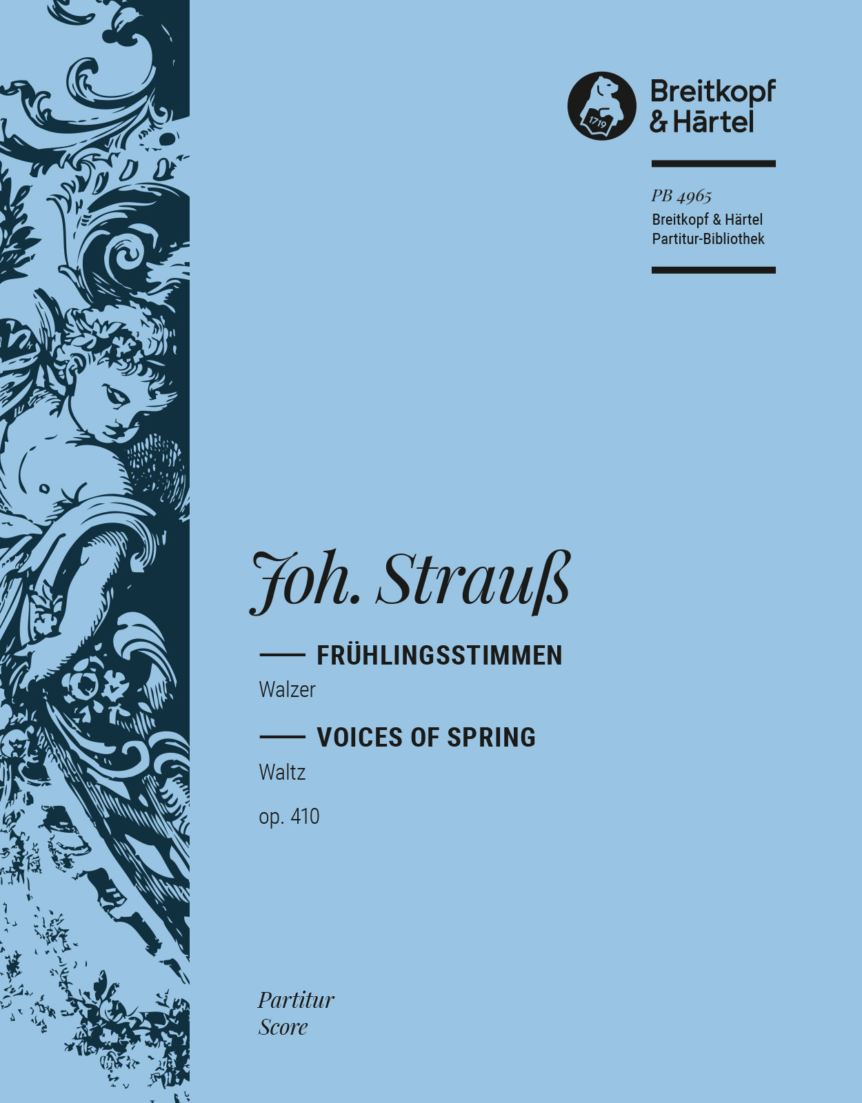 Johann Strauß - Voices of Spring Op. 410 - Cover