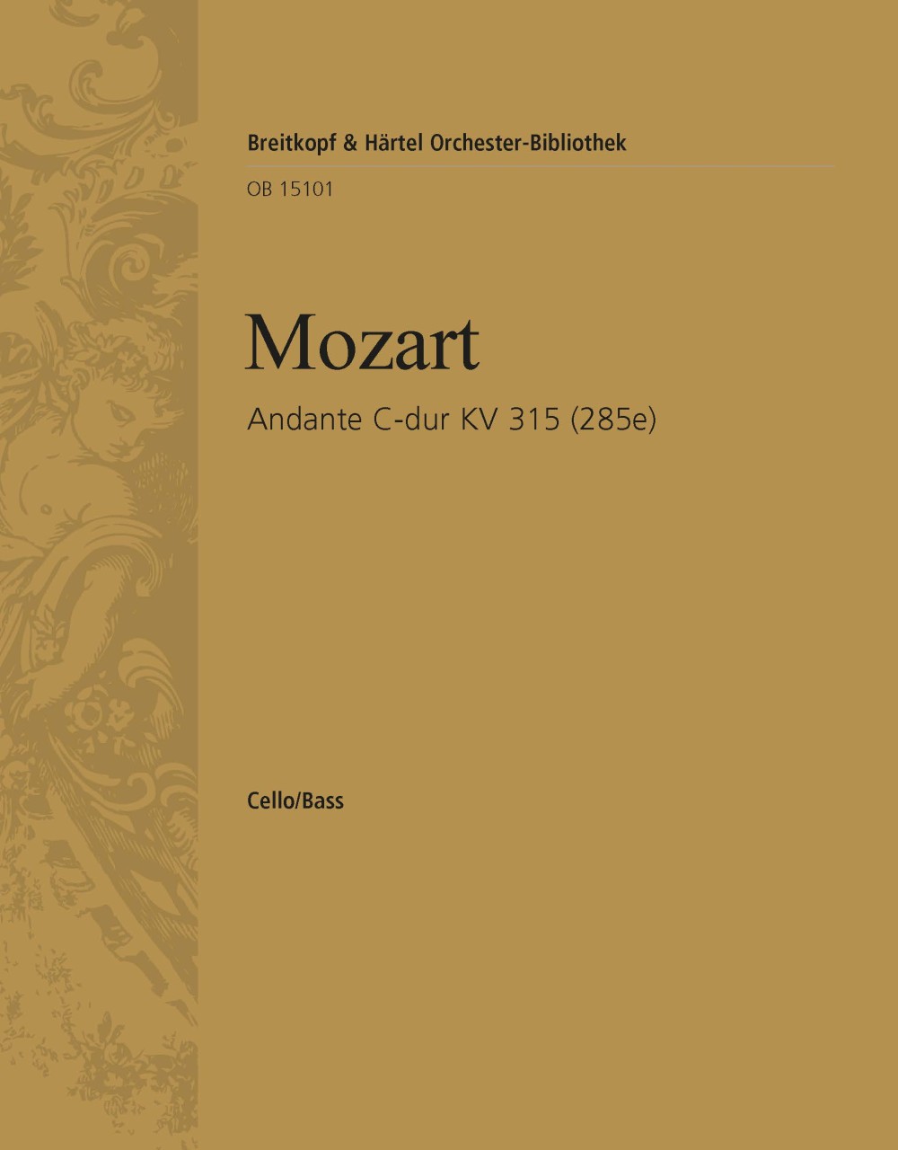 OB 15101-26 - Andante C-dur KV 315 (285e) - Cover