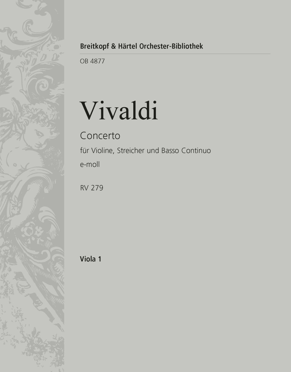 OB 4877-19 - Concerto in E minor RV 275 - Cover