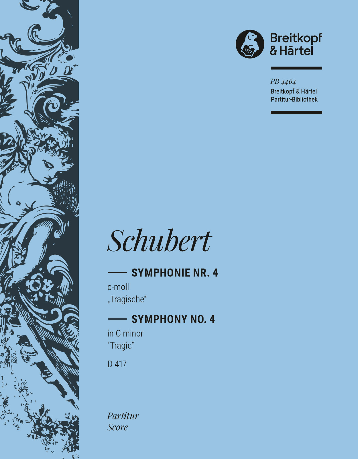 Franz Schubert - Symphony No. 4 in C minor D 417 - Cover
