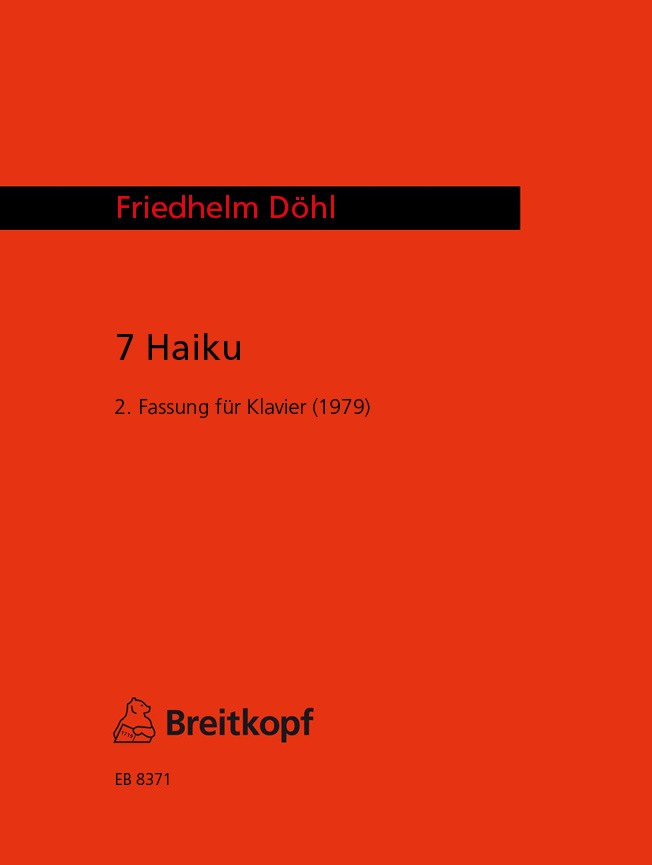 Friedhelm Döhl - 7 Haiku - Cover