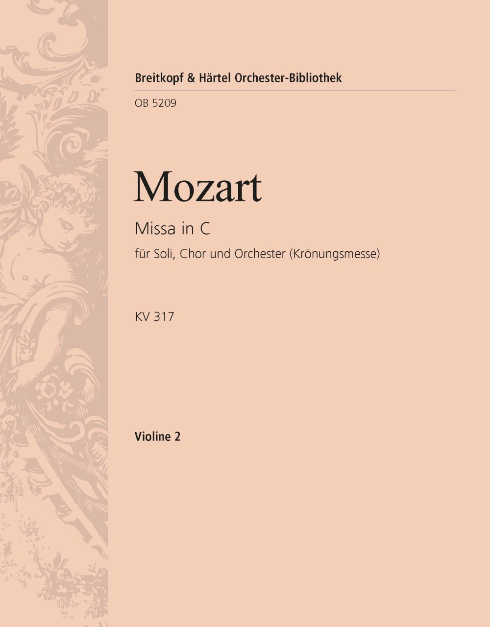 OB 5209-16 - Missa in C KV 317 - Cover