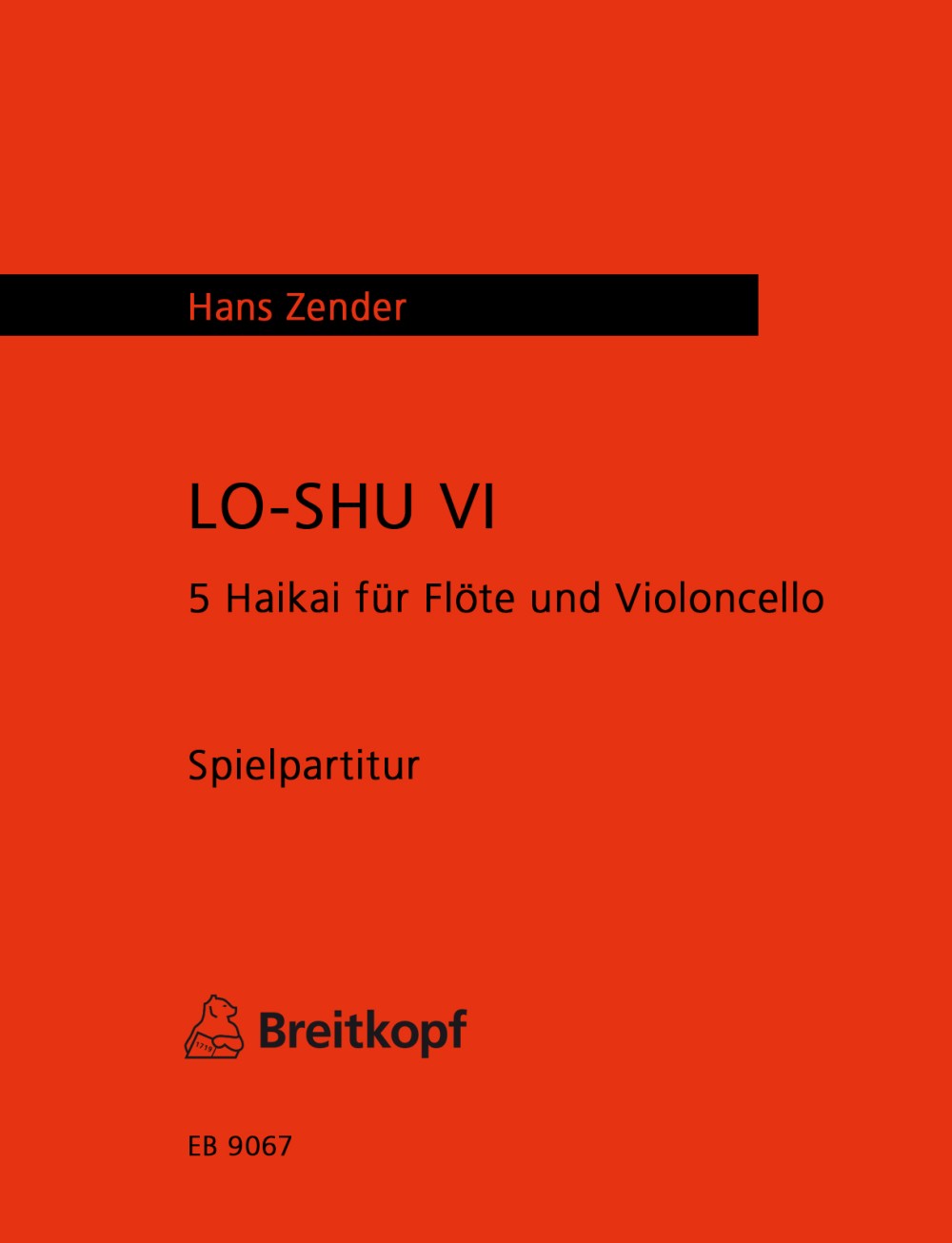 Hans Zender - LO-SHU VI - Cover