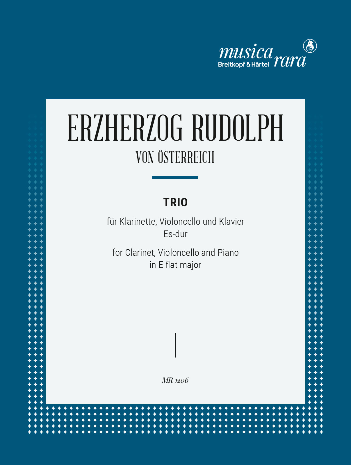 MR 1206D - Trio Es-dur - Cover