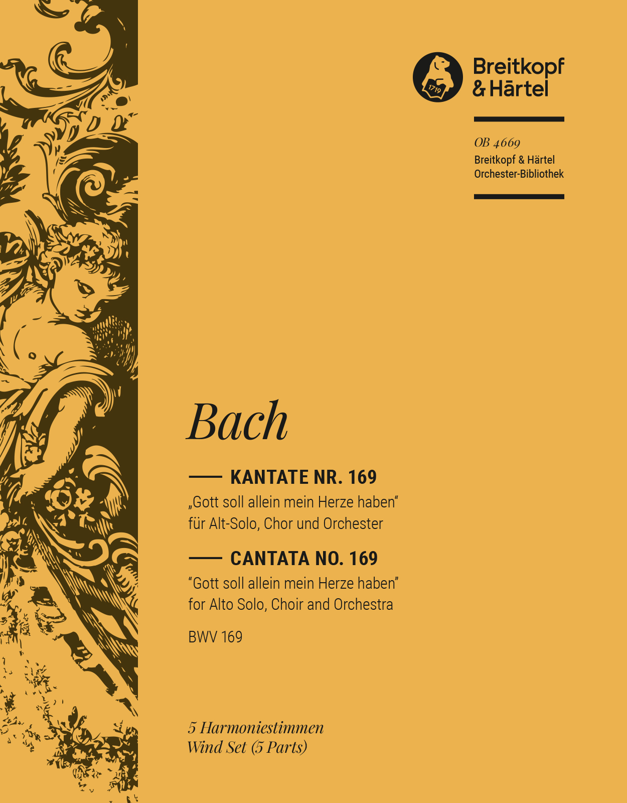 OB 4669-30 - Cantata BWV 169 “God’s self alone my heart possesseth” - Cover