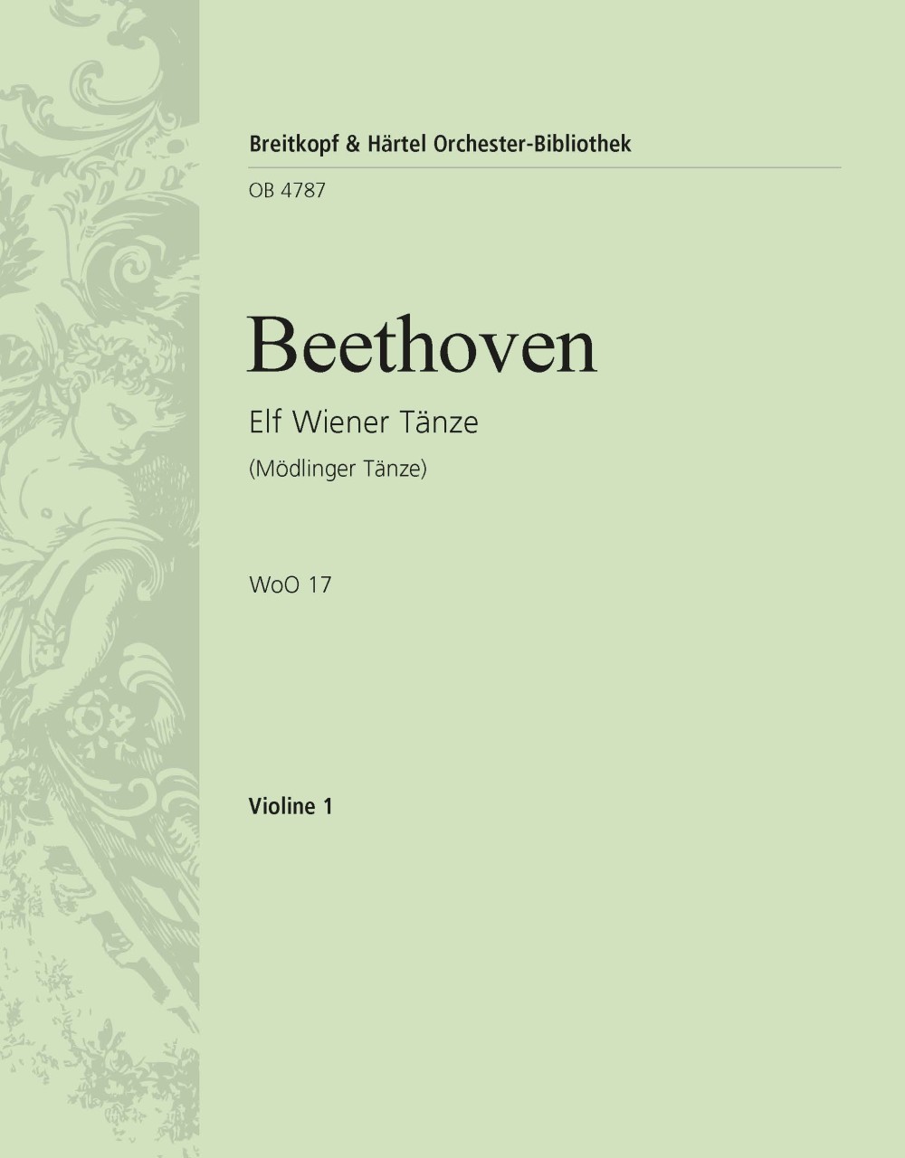 OB 4787-15 - 11 Viennese Dances WoO 17 - Cover
