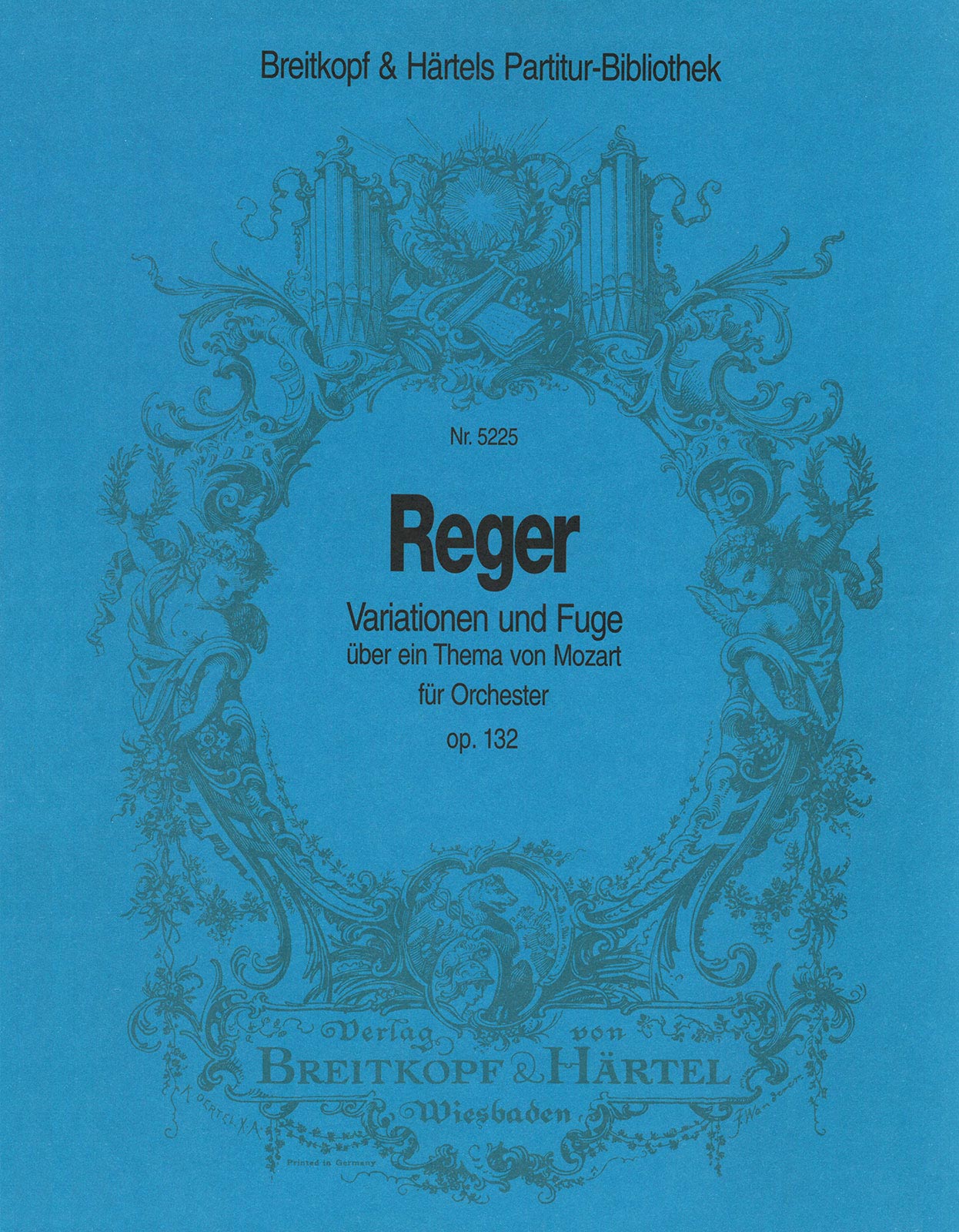 Max Reger - Variations and Fugue on a Theme by Mozart Op. 132 - Cover