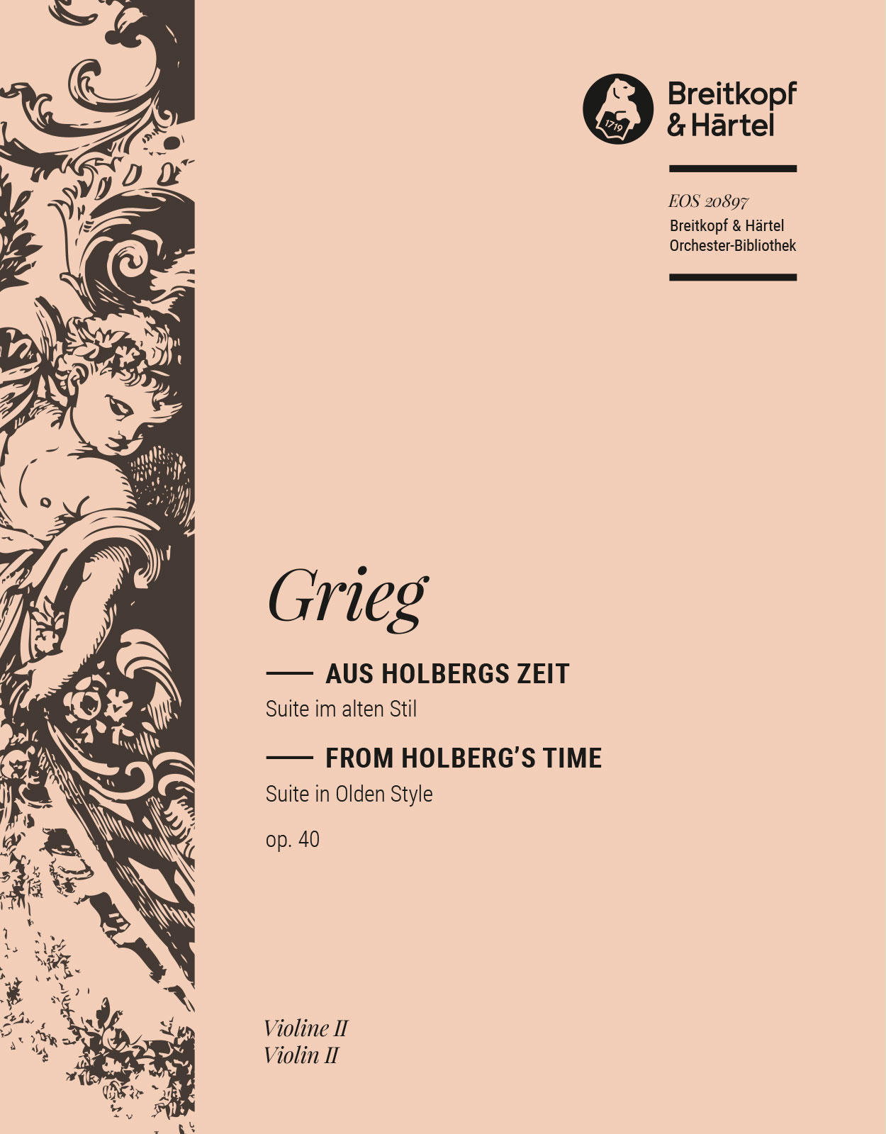 EOS 20897-16 - Aus Holbergs Zeit op. 40 - Cover