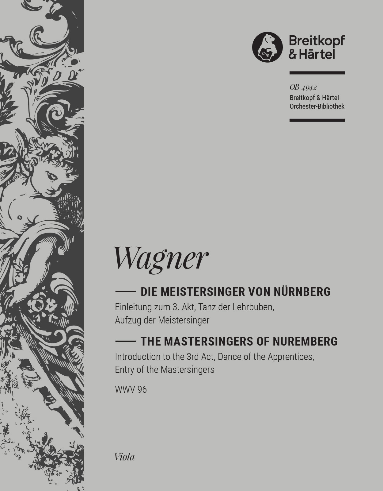 OB 4942-19 - The Mastersingers of Nuremberg WWV 96 - Cover