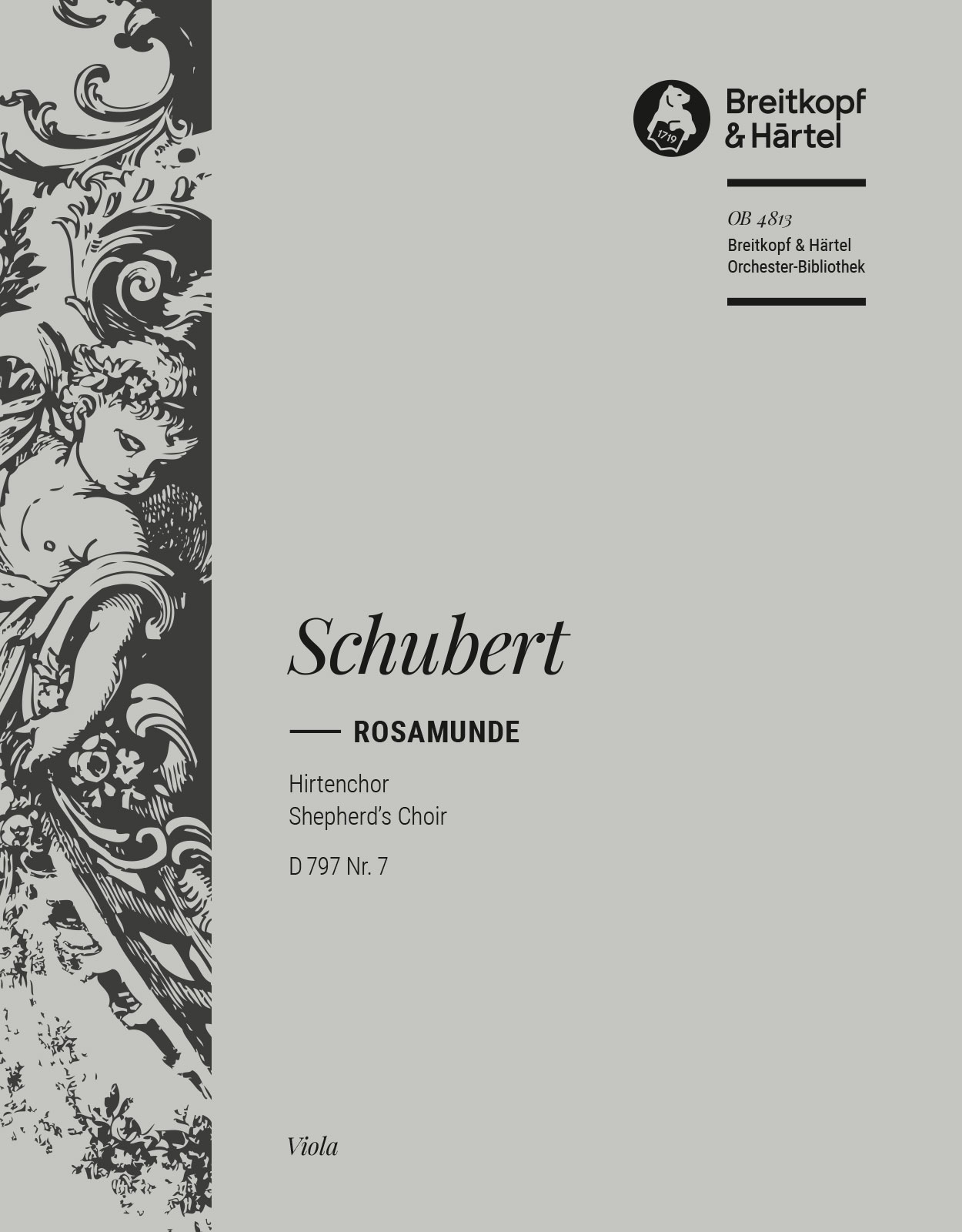OB 4813-19 - Rosamunde, Fürstin von Zypern D 797 [op. 26] - Cover