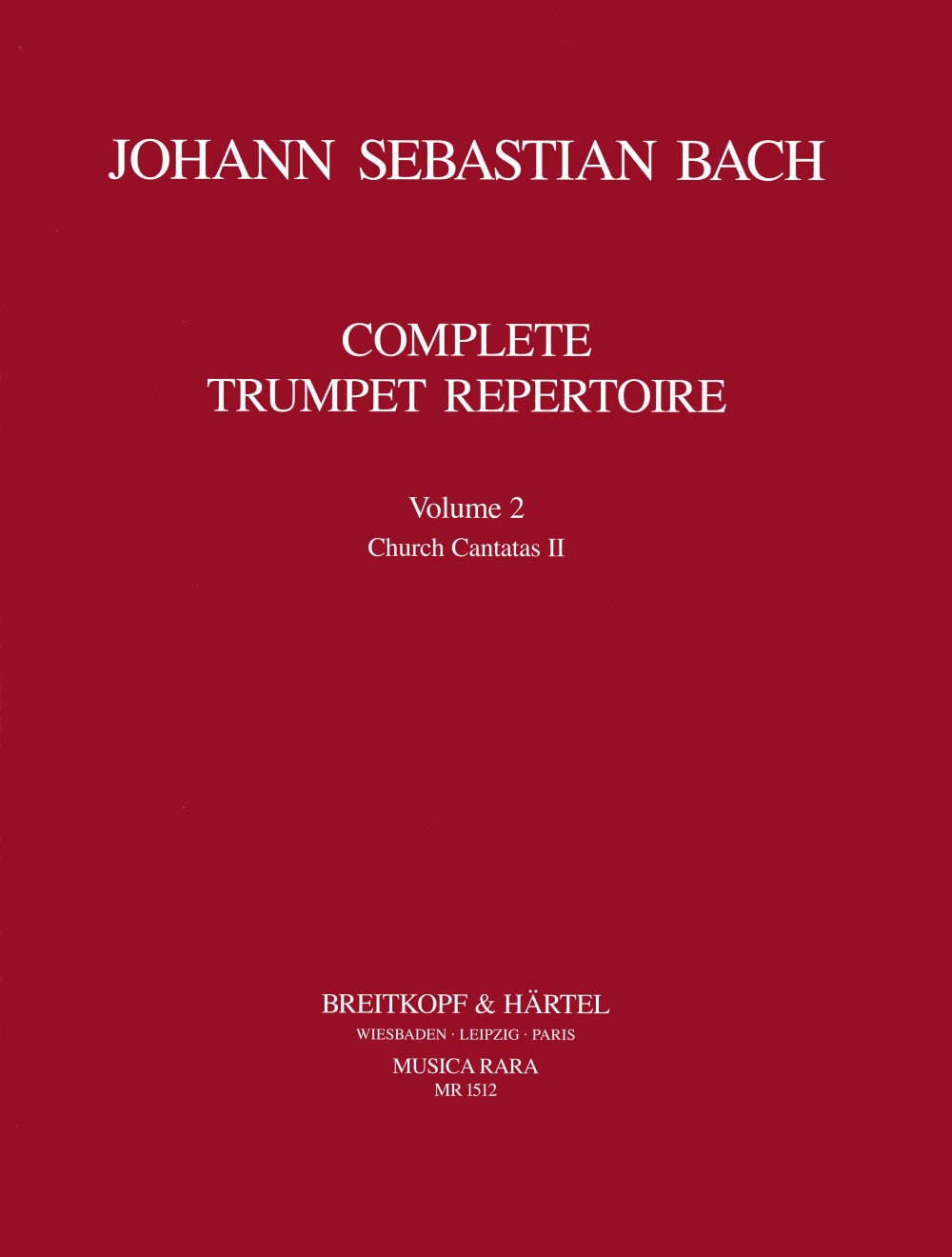 MR 1512 - Vollständiges Trompeten-Repertoire - Cover