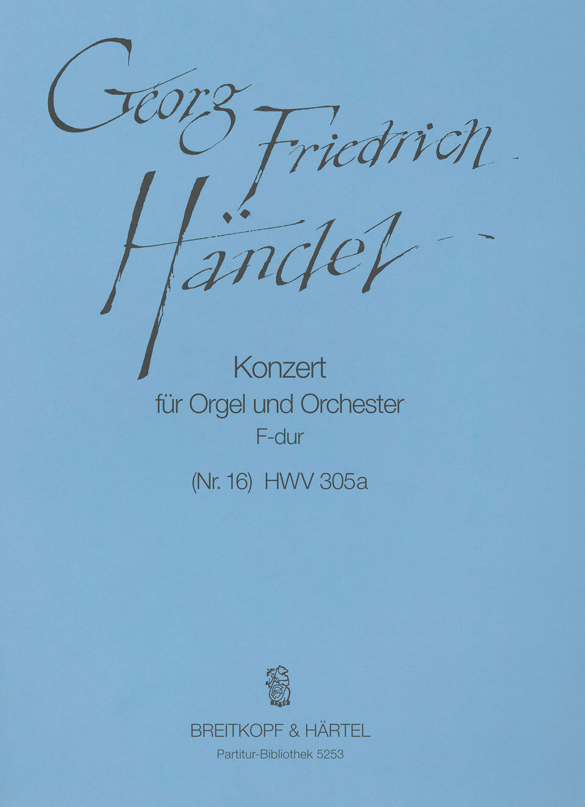 Georg Friedrich Händel - Orgelkonzert (Nr. 16) F-dur HWV 305a - Cover