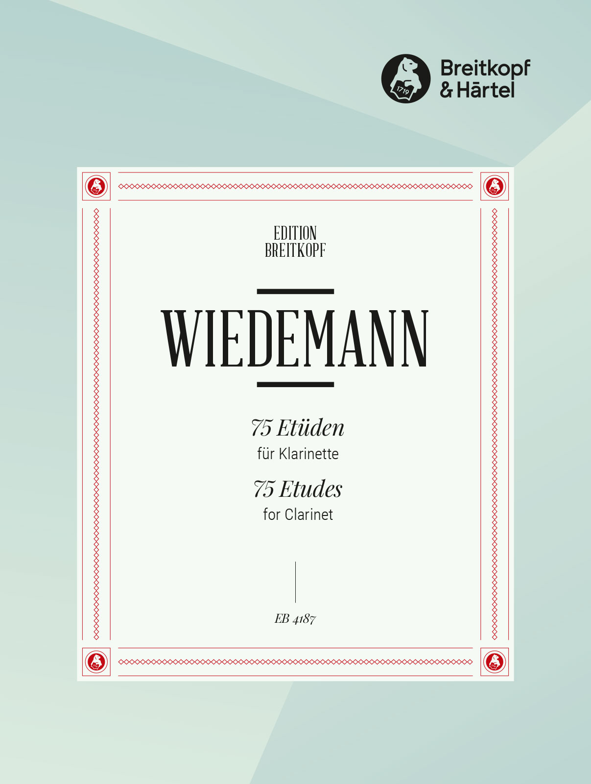 Ludwig Wiedemann - 75 Etüden - Cover