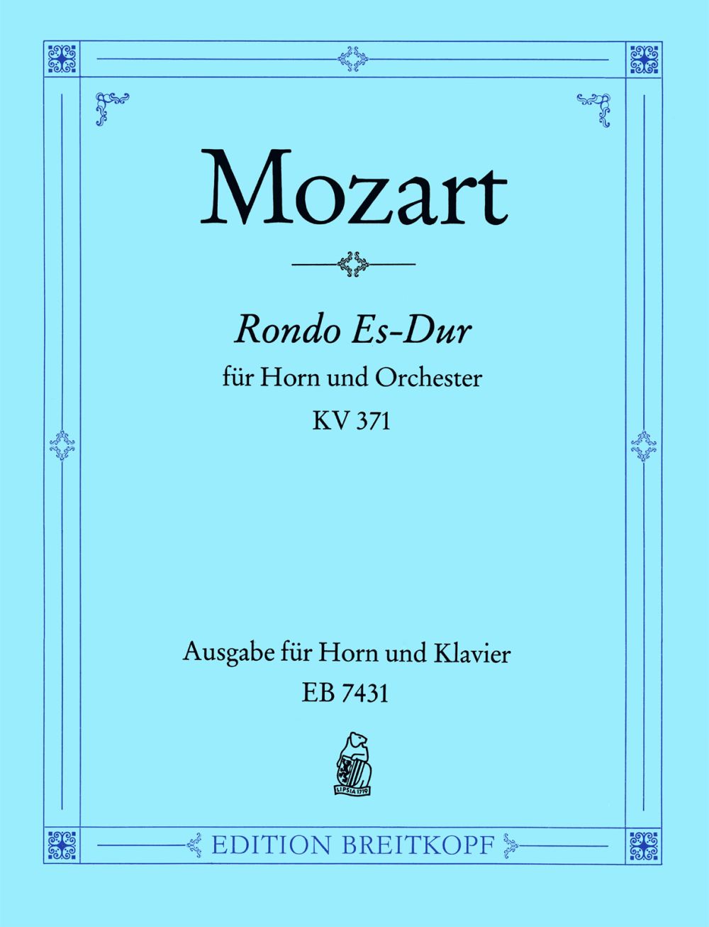EBL 7431 - Konzert-Rondo Es-dur KV 371 - Cover