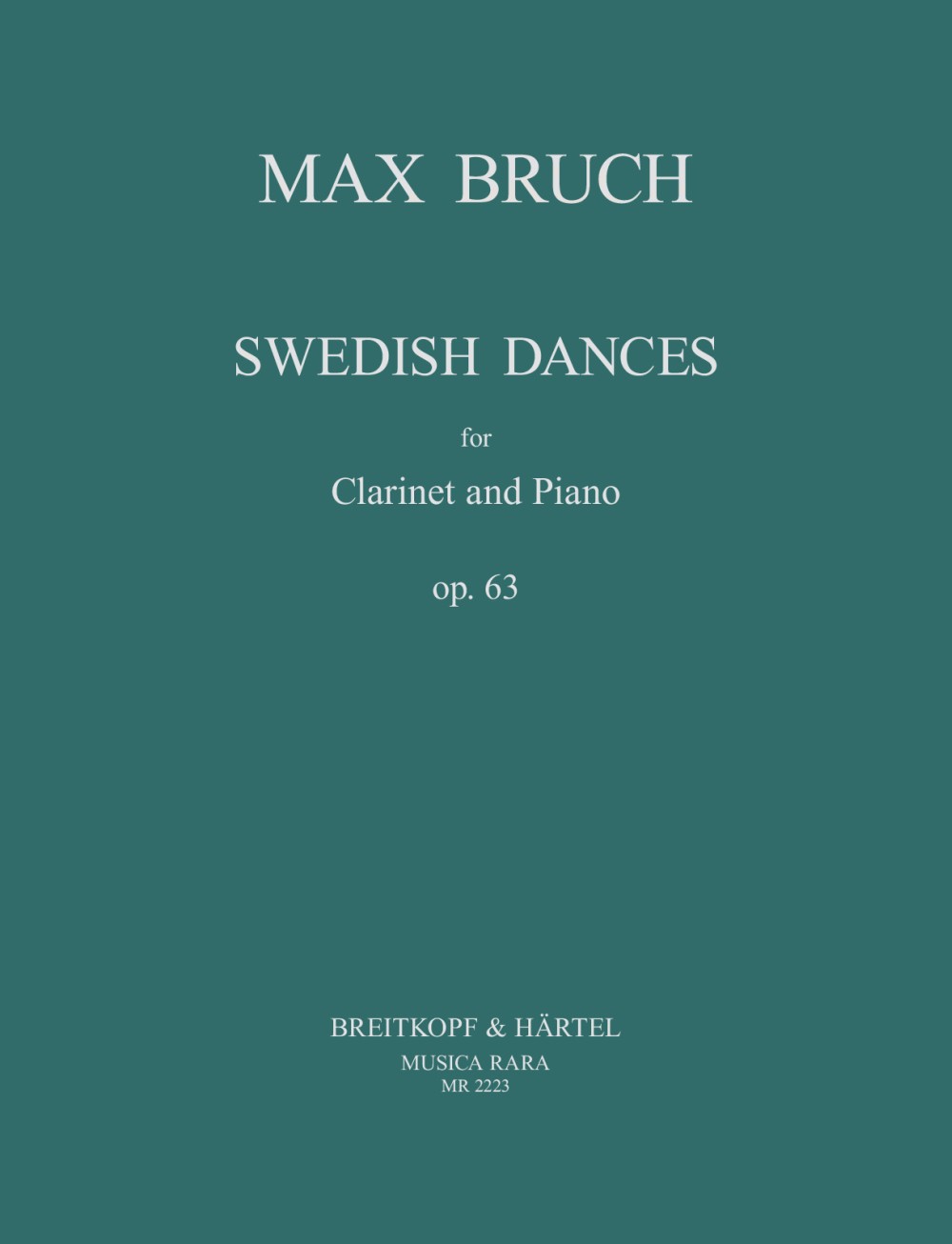 Max Bruch - Schwedische Tänze op. 63 - Cover