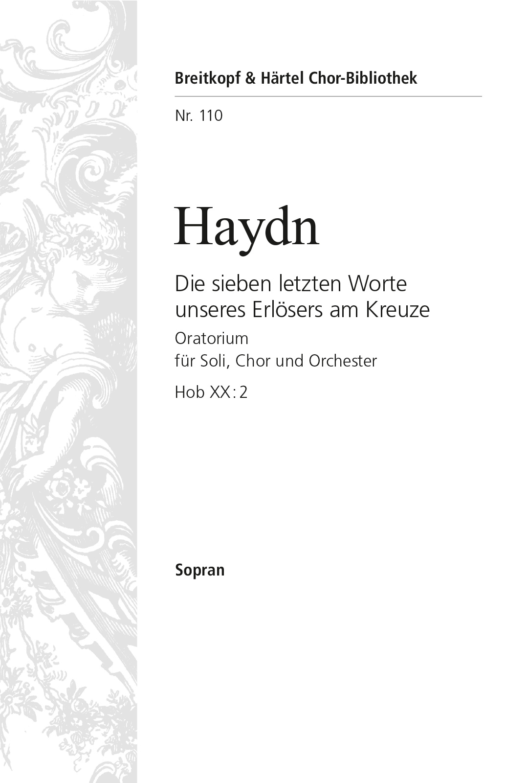 Joseph Haydn - Die sieben letzten Worte unseres Erlösers am Kreuze Hob XX:2 - Cover