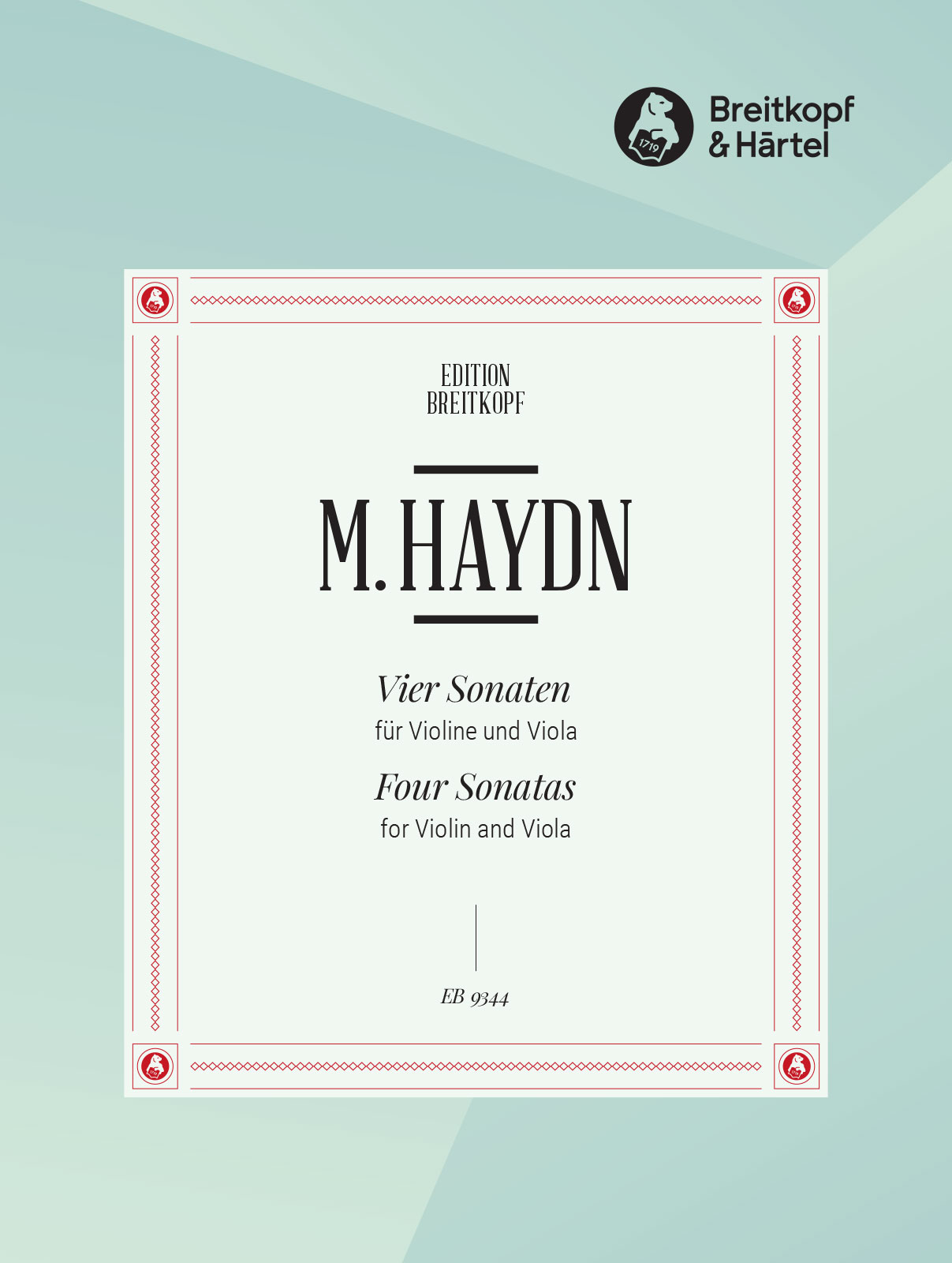 Michael Haydn - 4 Sonaten - Cover
