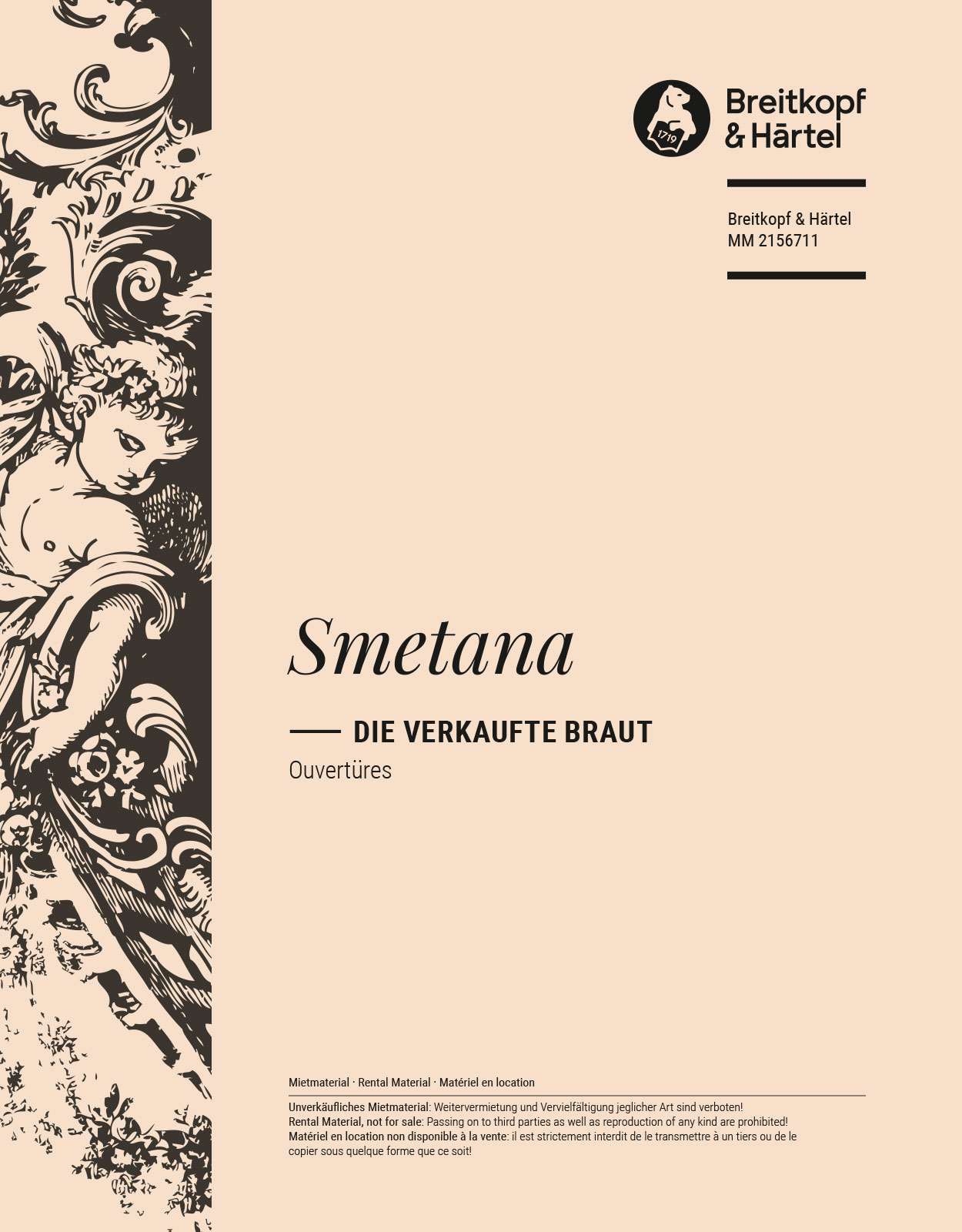 Bedřich Smetana - Die verkaufte Braut – Ouvertüre - Cover
