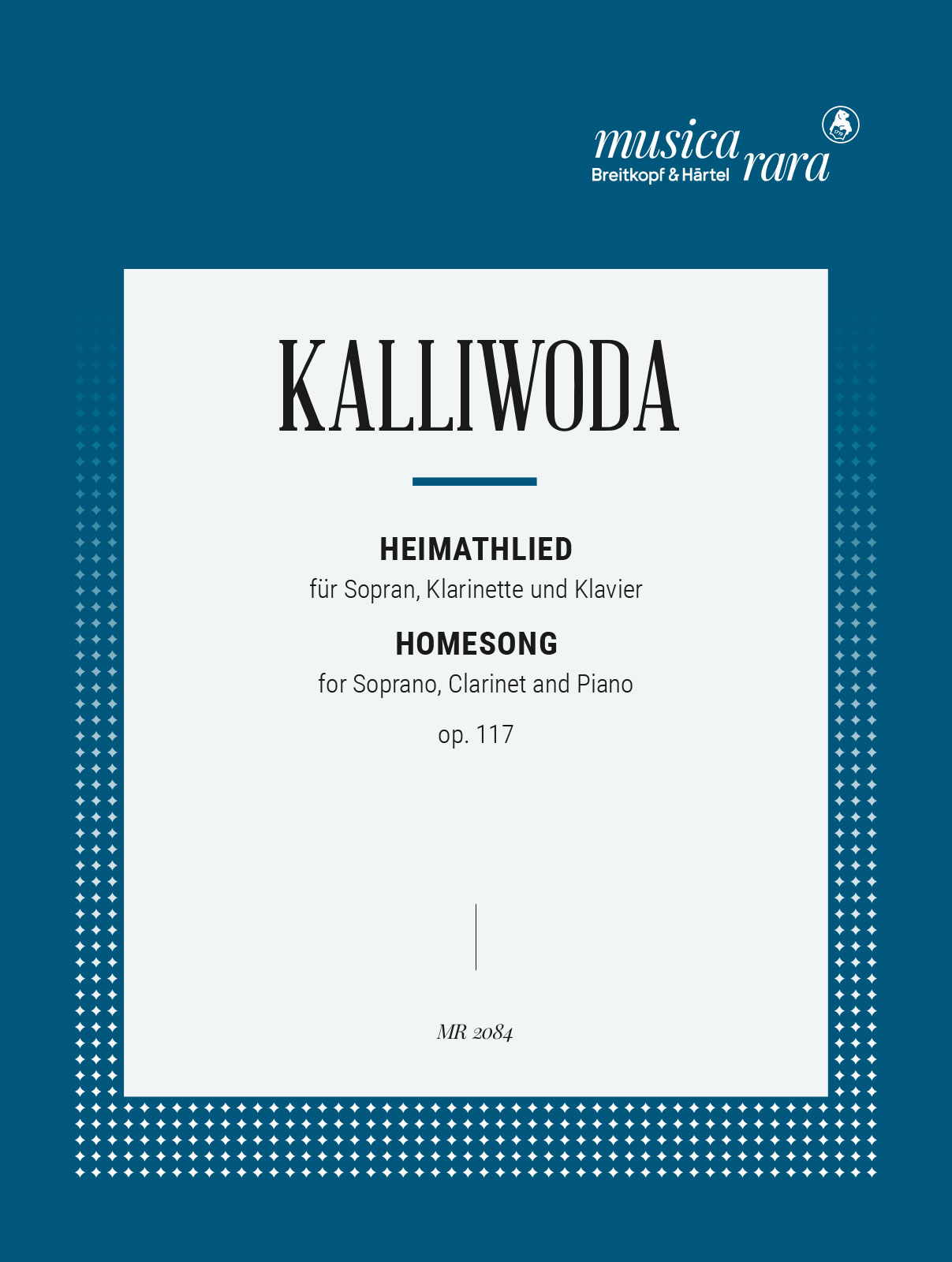 Johann Wenzel Kalliwoda - Heimathlied op. 117 - Cover