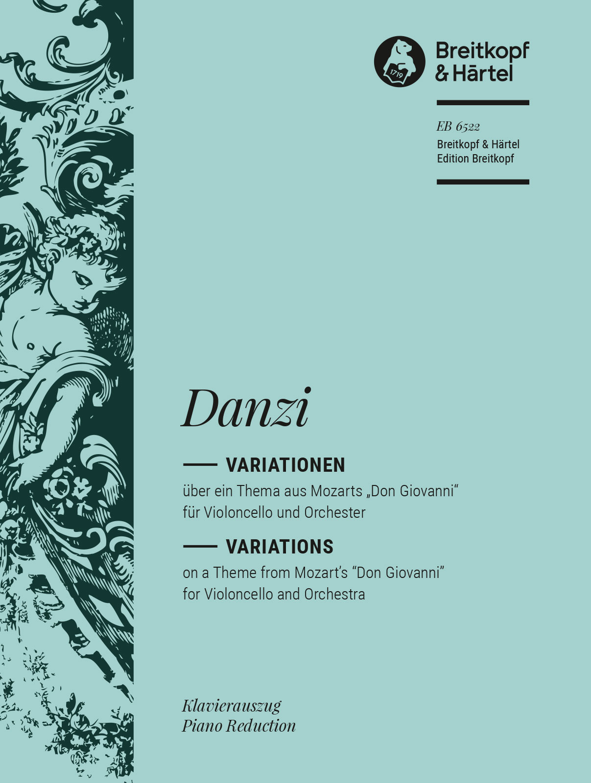 Franz Danzi - Variations on a Theme from W.A. Mozart’s “Don Giovanni” - Cover