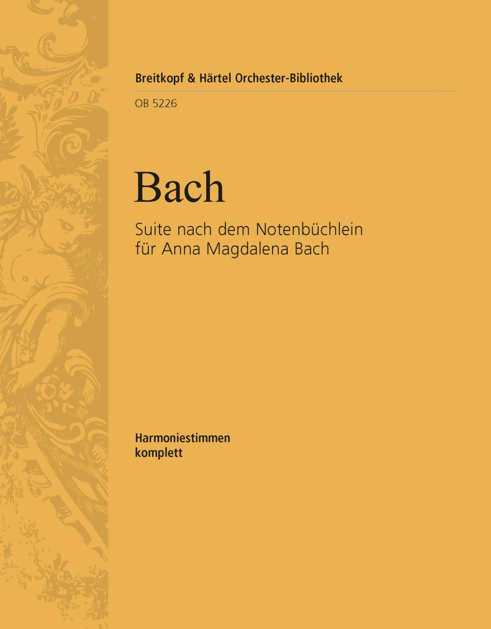 OB 5226-30 - Suite nach dem Notenbüchlein für Anna Magdalena Bach - Cover