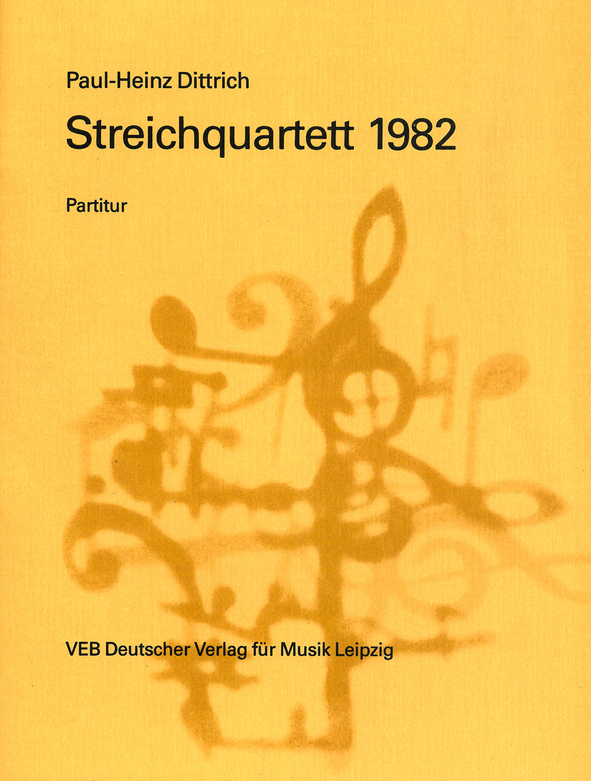 Paul-Heinz Dittrich - Streichquartett II - Cover