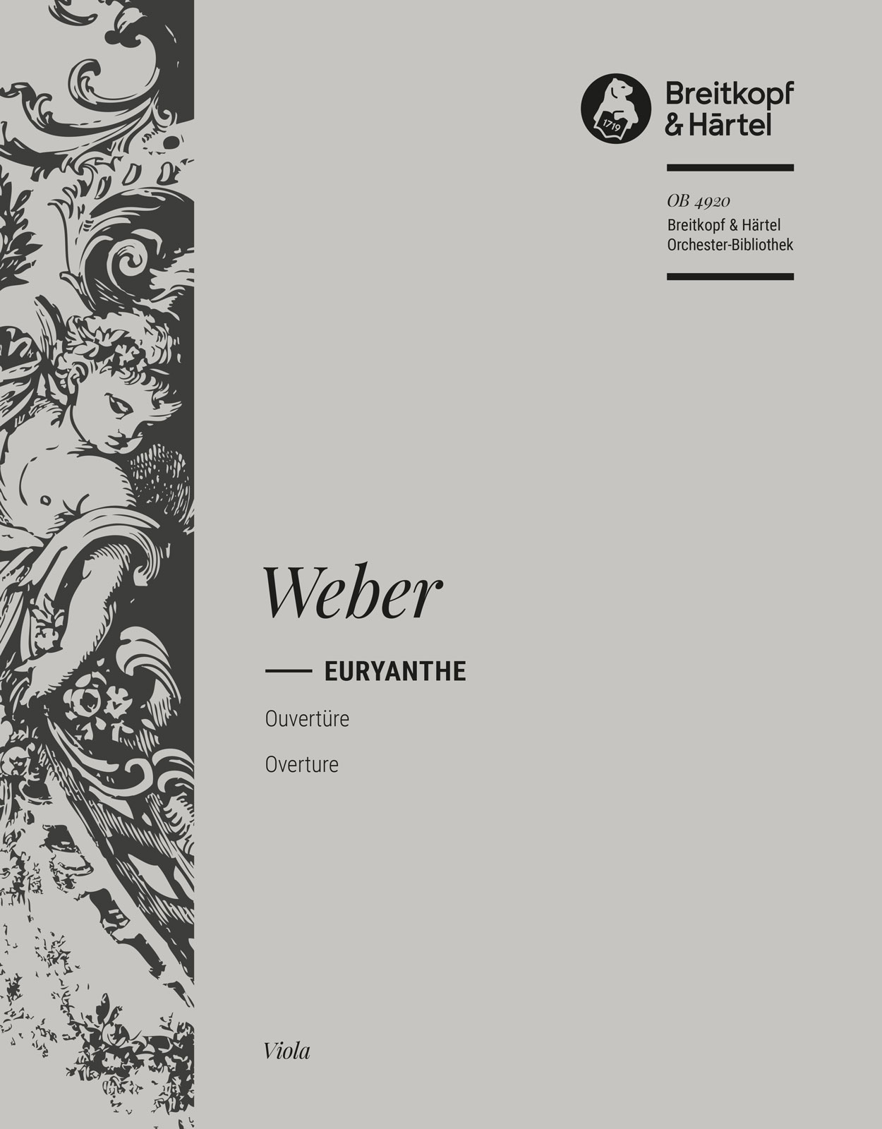 OB 4920-19 - Euryanthe - Cover