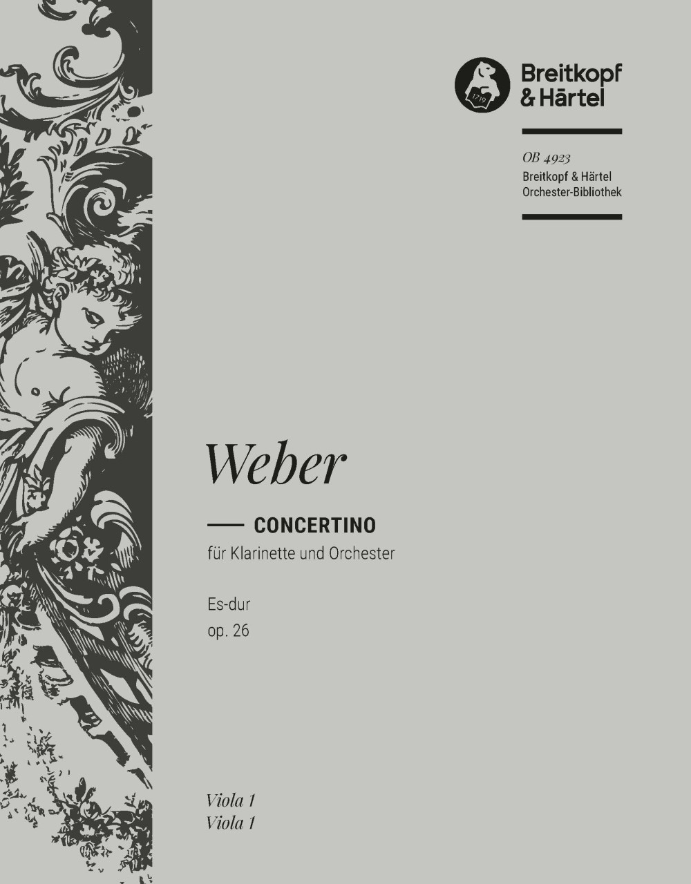OB 4923-19 - Concertino Es-dur op. 26 - Cover