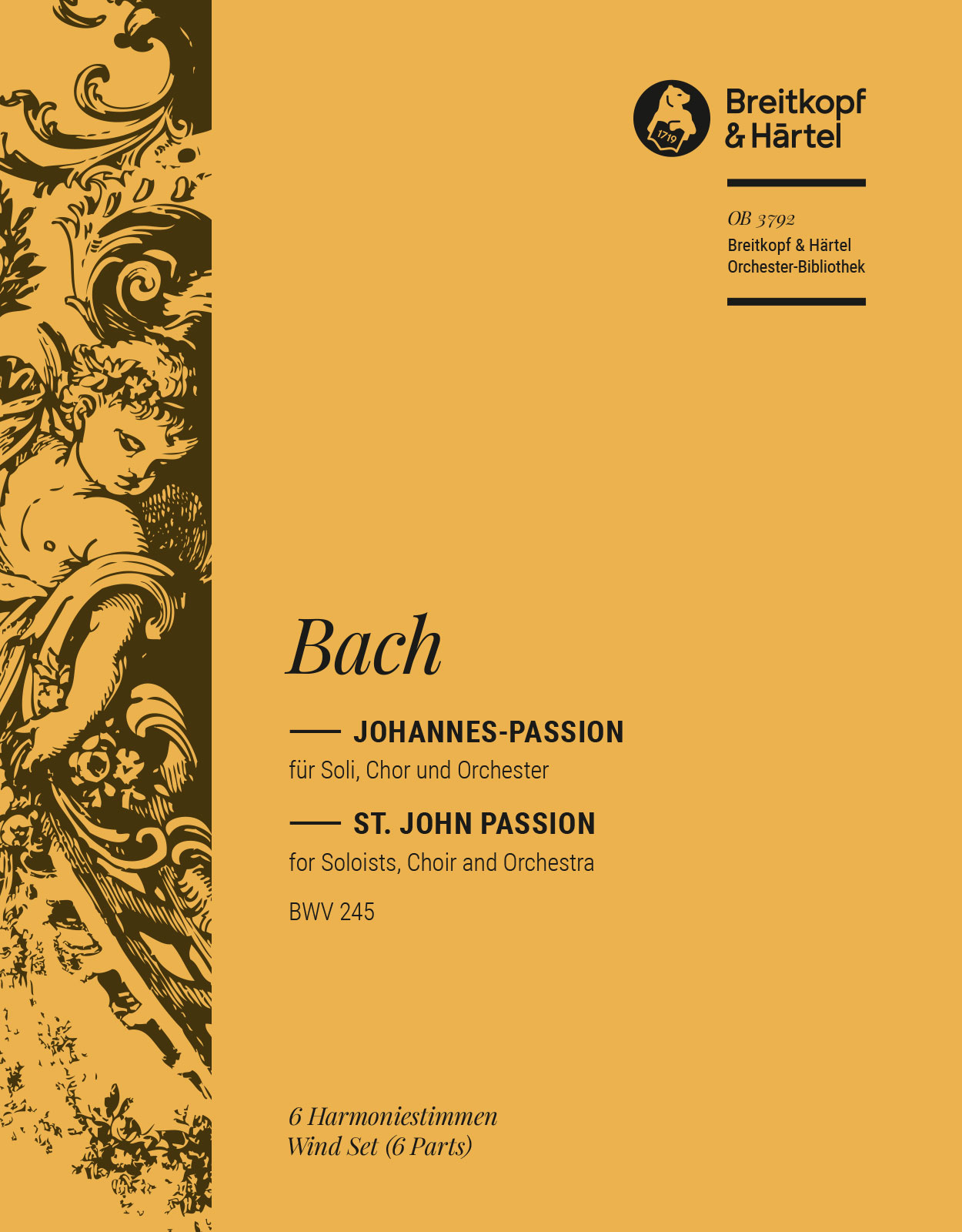 OB 3792-30 - Johannes-Passion BWV 245 - Cover