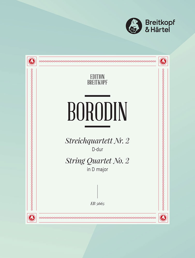 Alexander Borodin - Streichquartett Nr. 2 D-dur - Cover