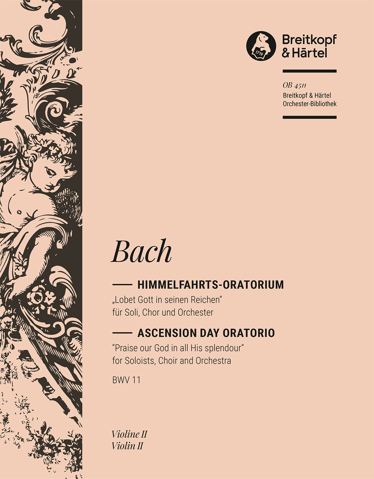 OB 4511-16 - Ascension Day Oratorio BWV 11 - Cover