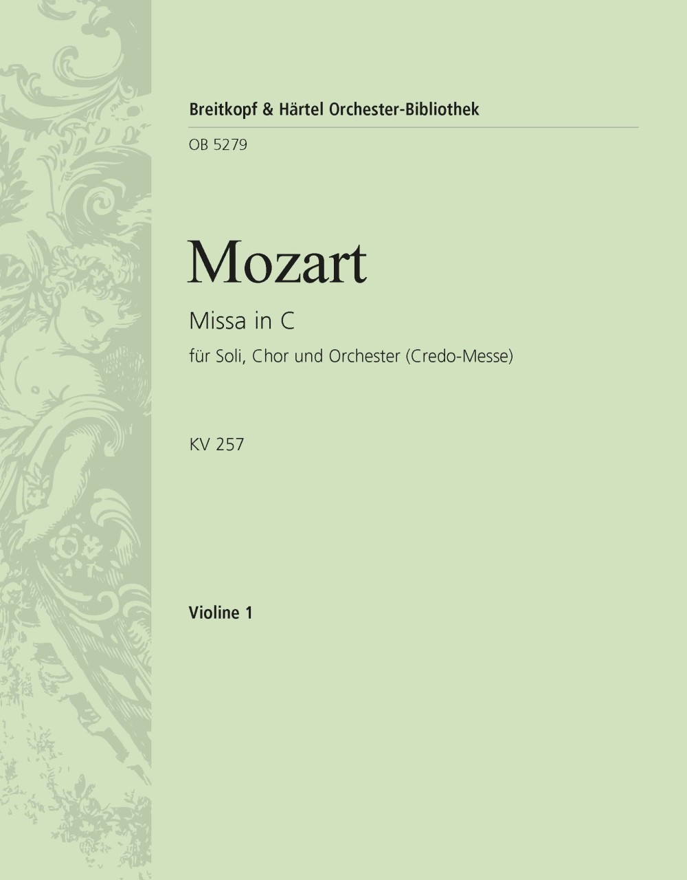 OB 5279-15 - Missa in C KV 257 - Cover