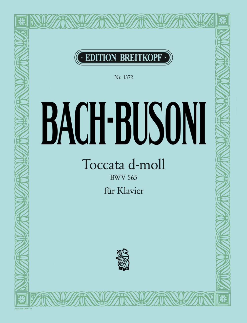 Johann Sebastian Bach - Toccata d-moll BWV 565 - Cover