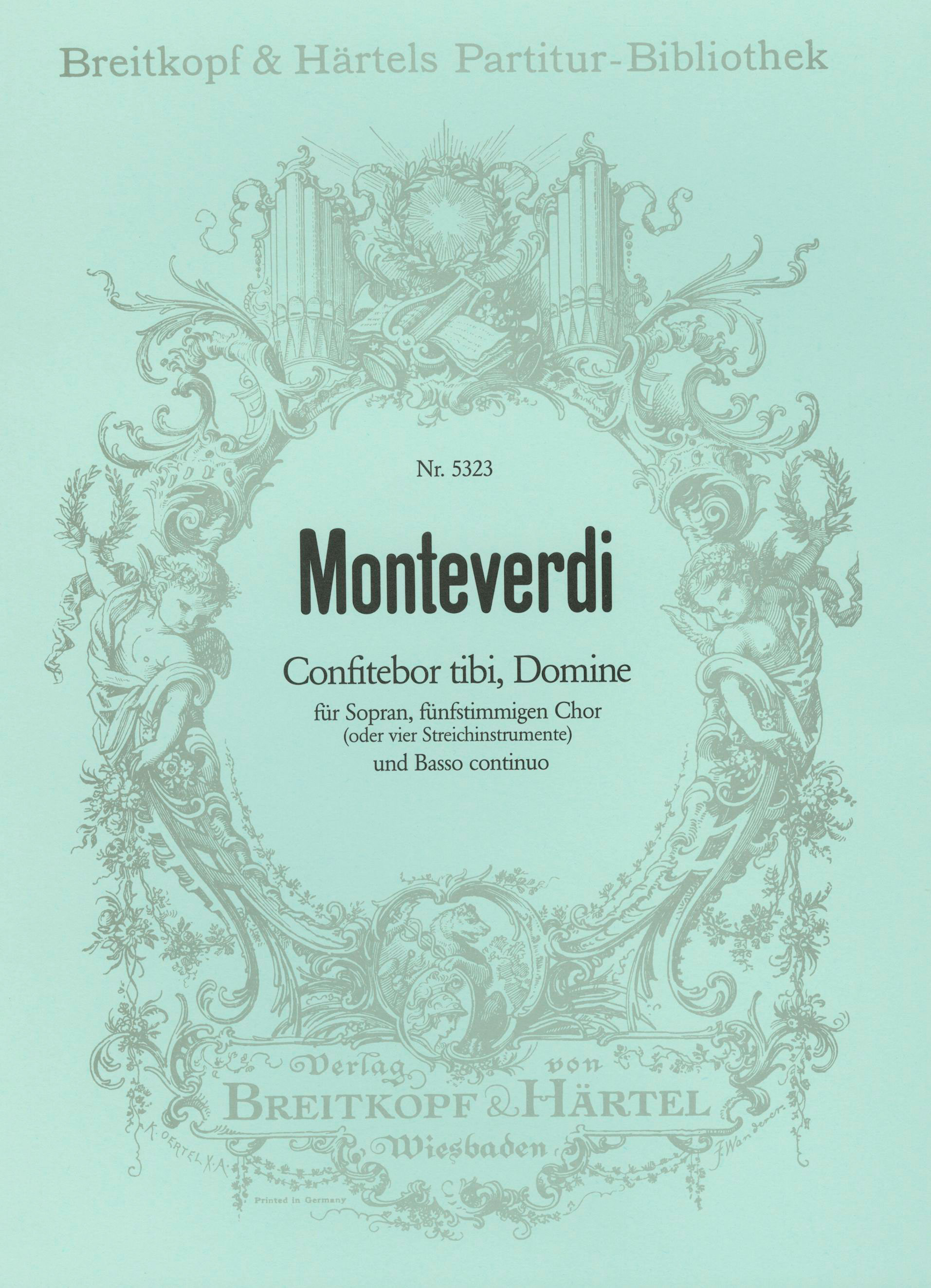 Claudio Monteverdi - Confitebor tibi, Domine - Cover