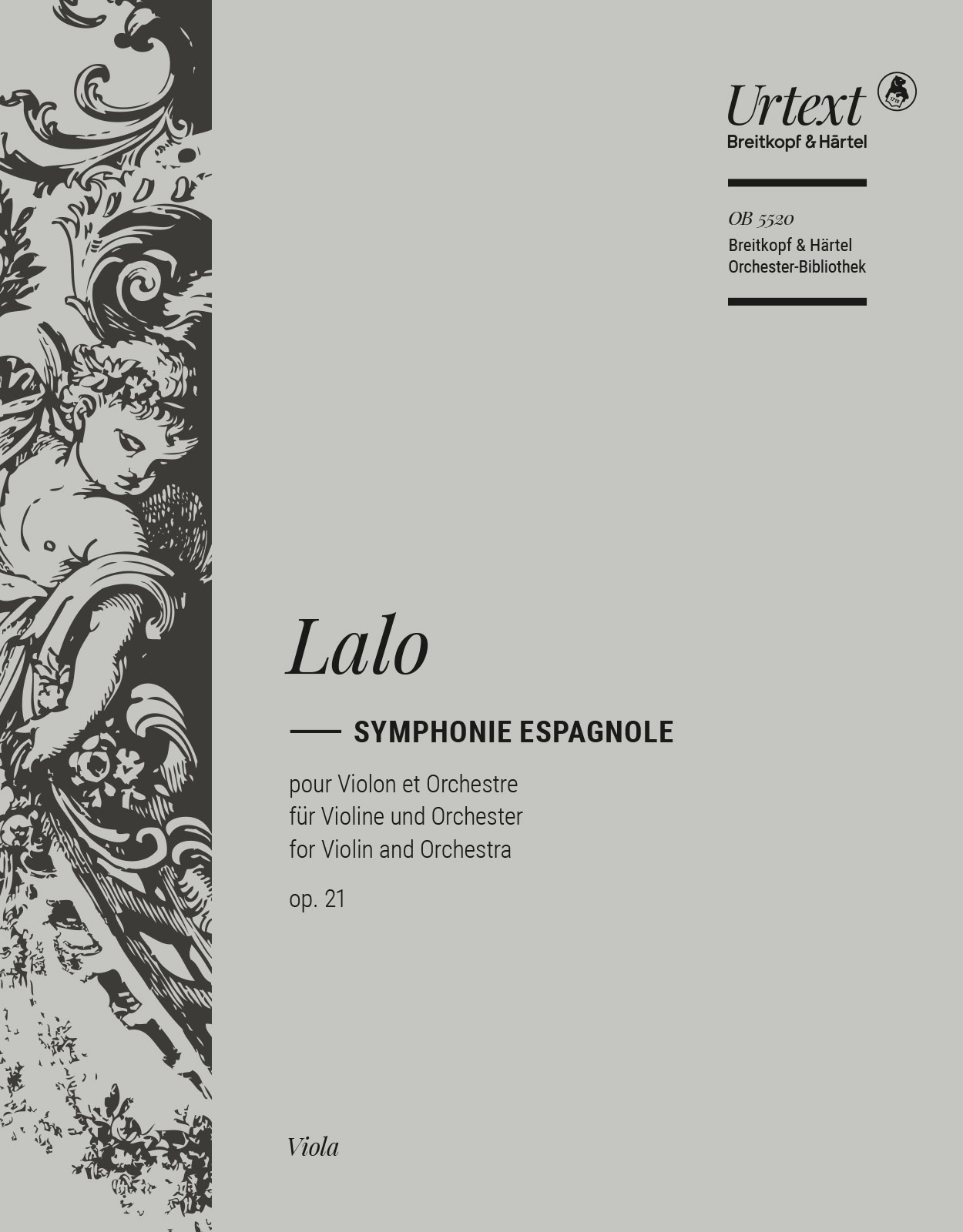OB 5520-19 - Symphonie espagnole op. 21 - Cover