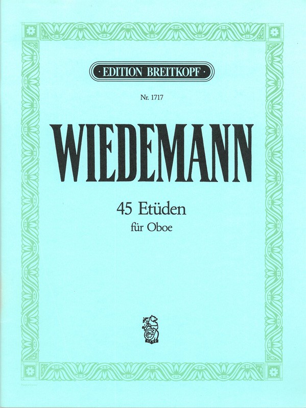 Ludwig Wiedemann - 45 Etudes - Cover
