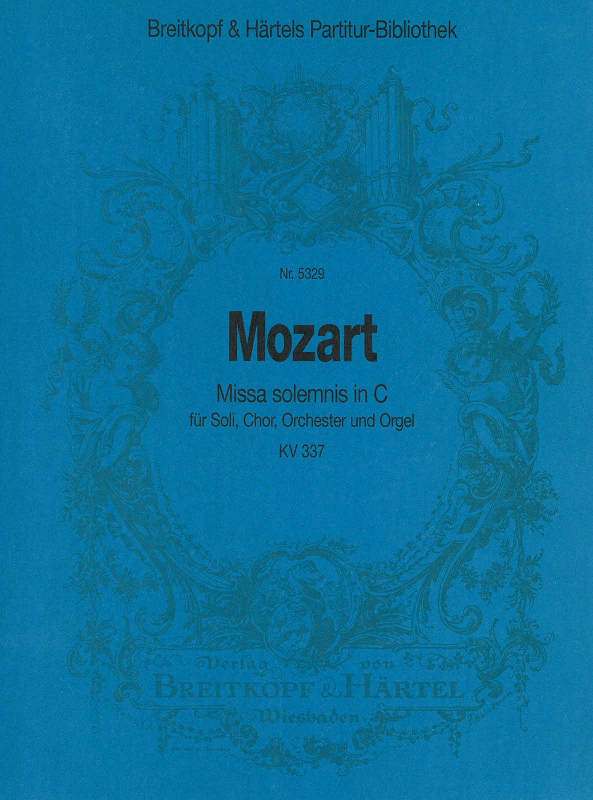 PB 5329 - Missa solemnis in C KV 337 - Cover