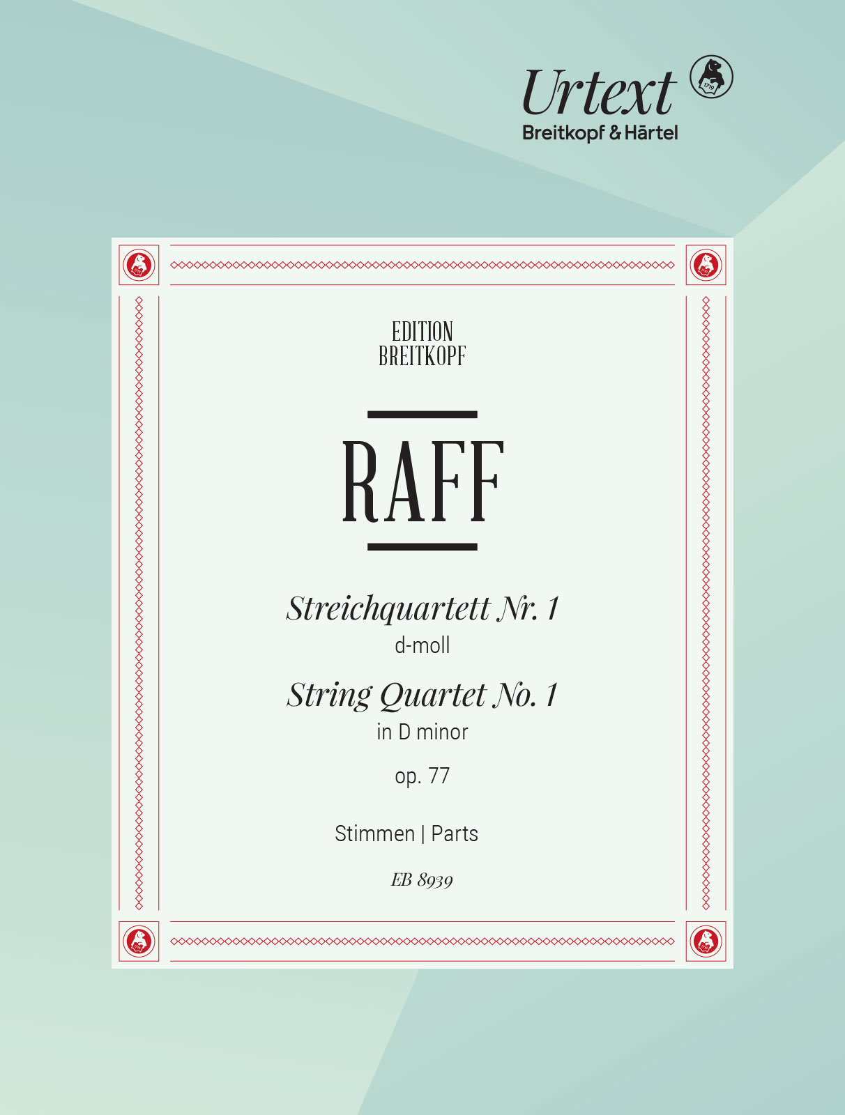 Joachim Raff - String Quartets - Cover