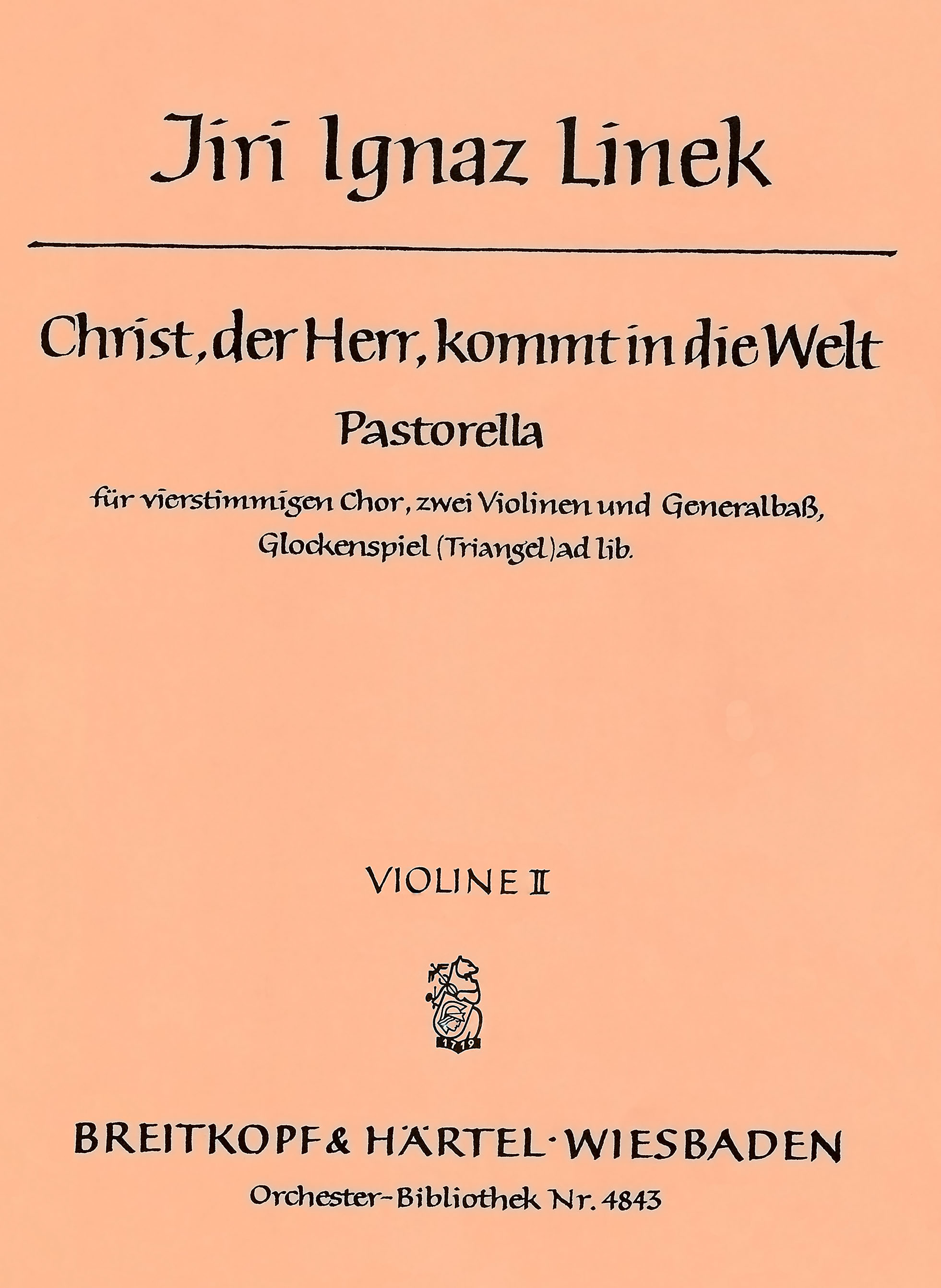 OB 4843-16 - Christ, der Herr, kommt in die Welt - Cover