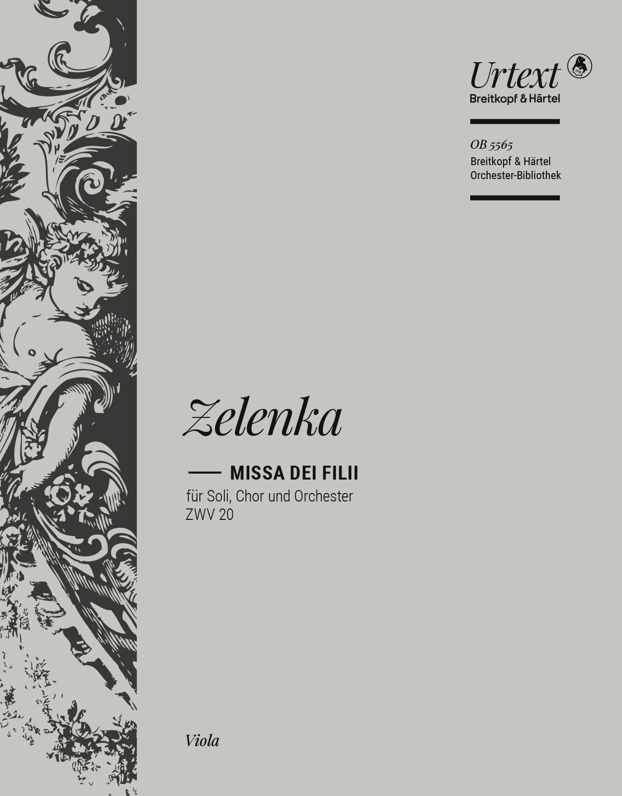 OB 5565-19 - Missa Dei Filii ZWV 20 - Cover