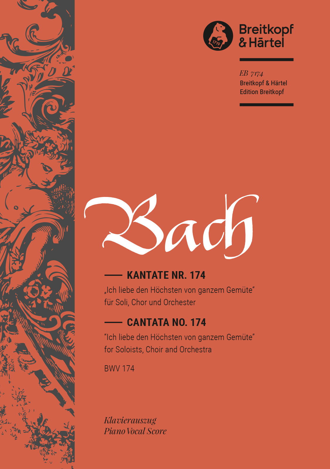 EB 7174D - Kantate BWV 174 „Ich liebe den Höchsten von ganzem Gemüte“ - Cover