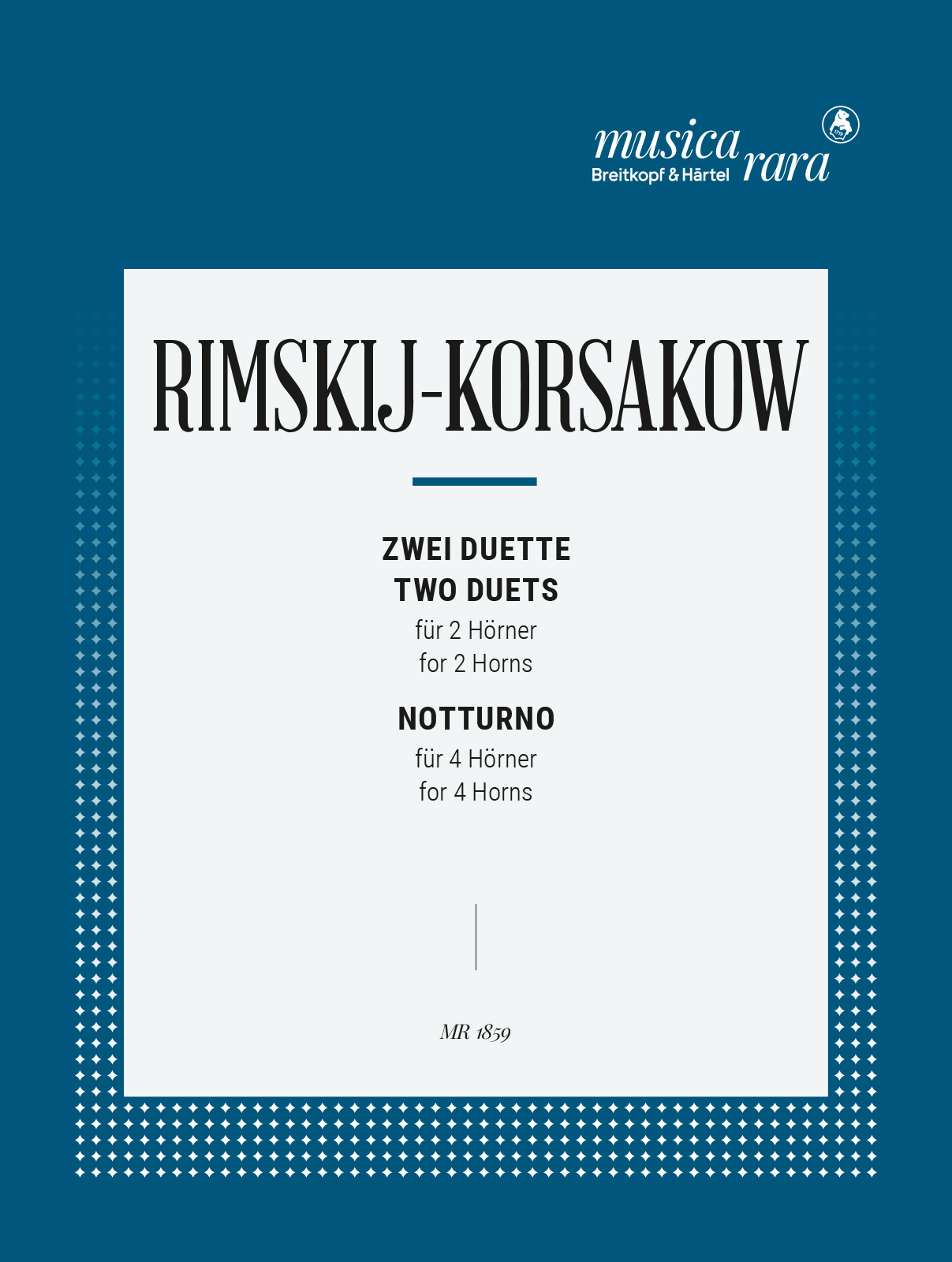 Nikolaj Rimskij-Korsakow - 2 Duette, Notturno - Cover